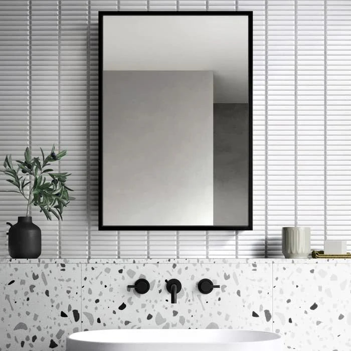 Minimalist Wall-Mounted Storage Mirror Cabinet