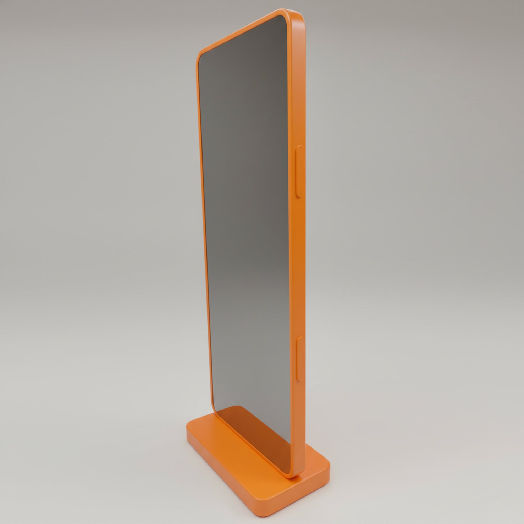 Modern Apple Inspired Full Length Floor Mirror for Home & Studio – Designer Mirror with Bold Frame