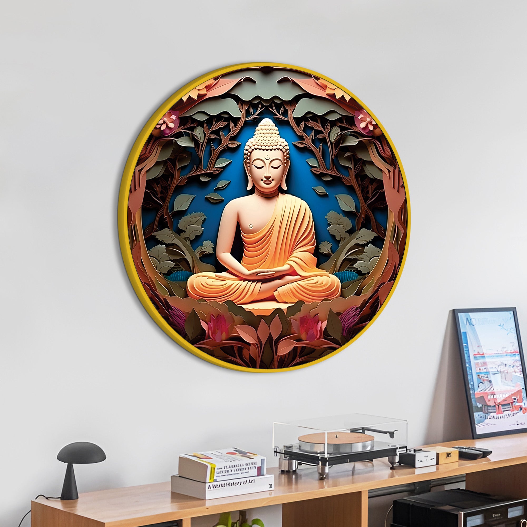 Modern Artistic Buddha Canvas Painting