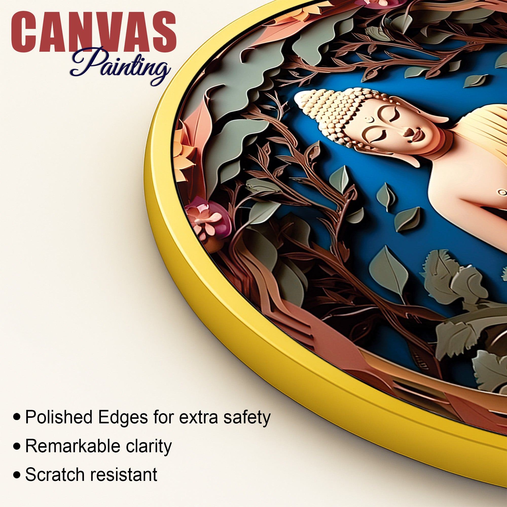 Modern Artistic Buddha Canvas Painting