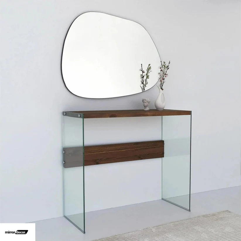 Modern Asymmetrical Wall Mirror