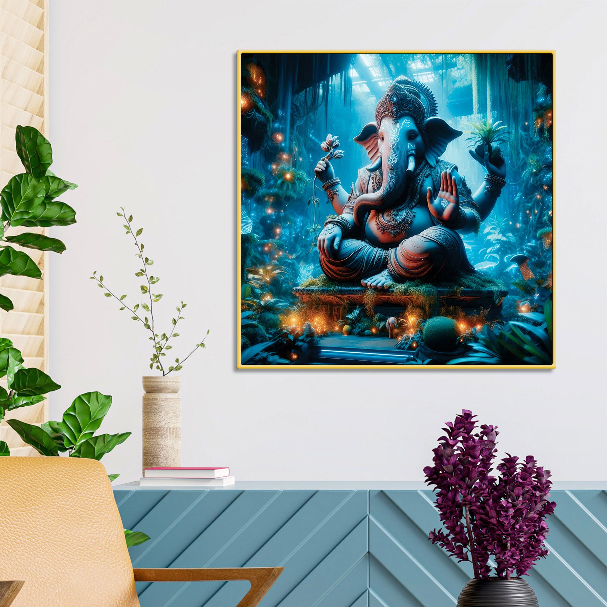 modern-bappa-ji-wall-painting