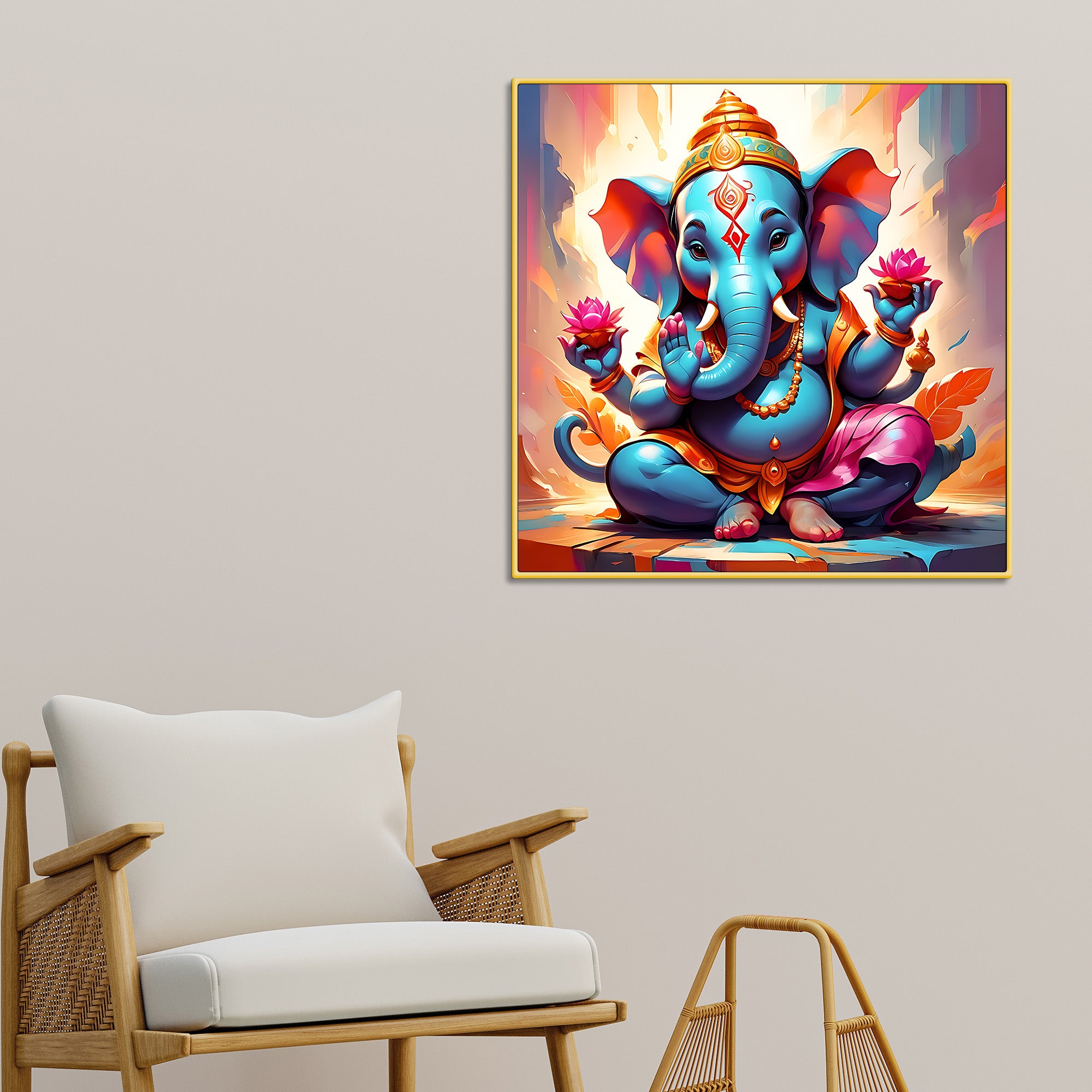 Modern Bappa Wall Painting