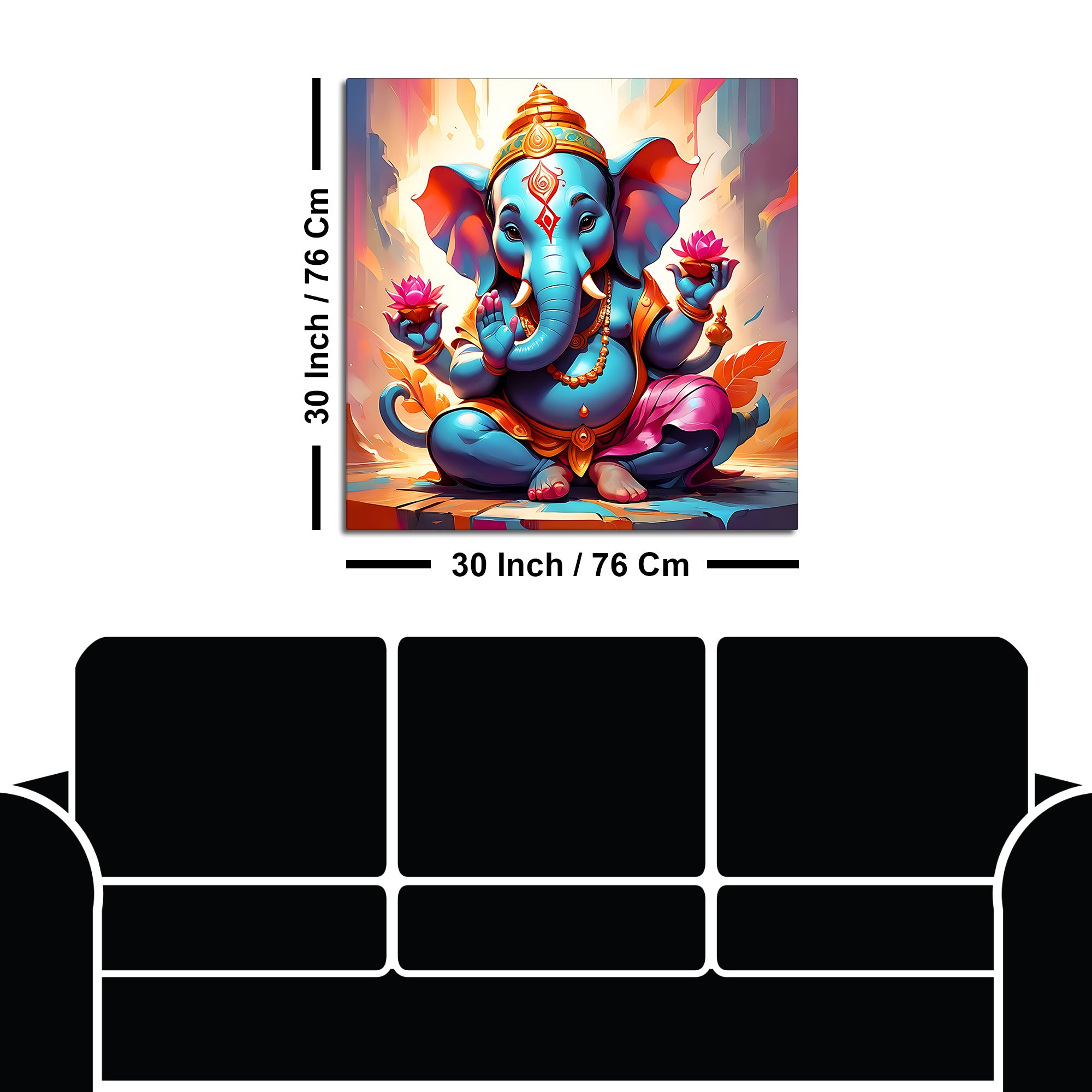 Modern Bappa Wall Painting