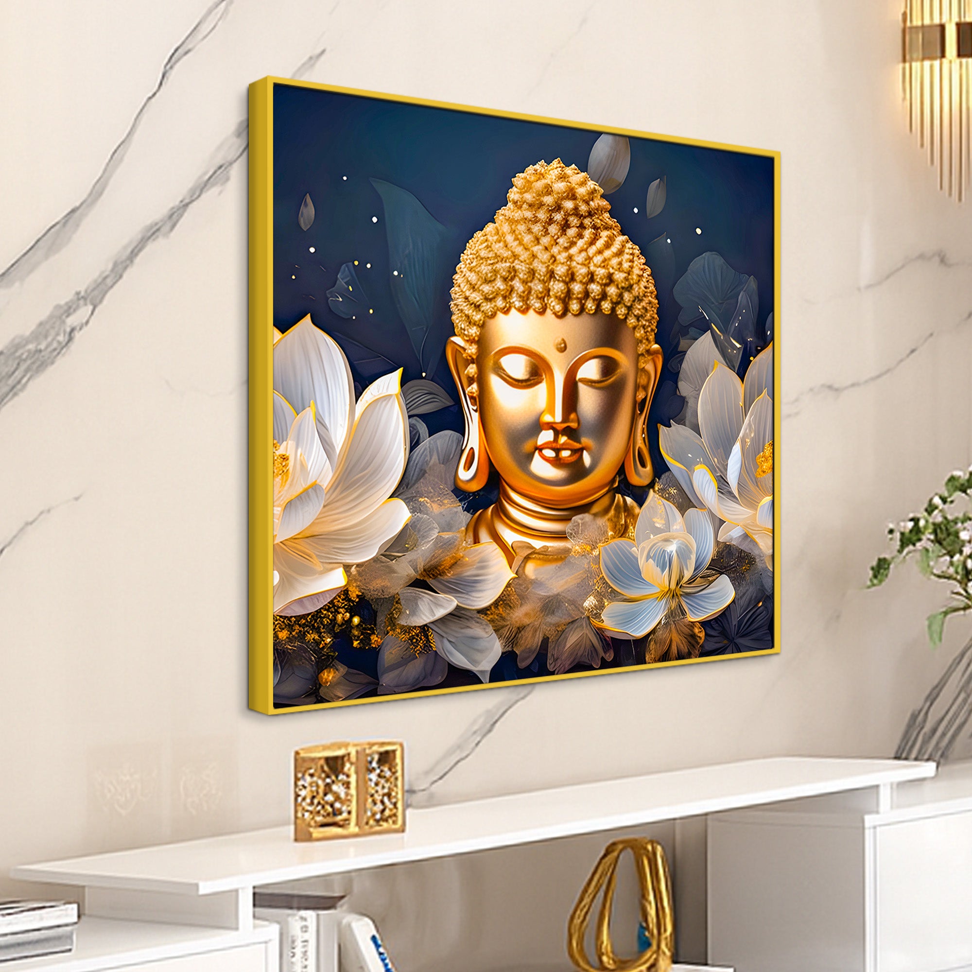 Modern Buddha Canvas Wall Painting