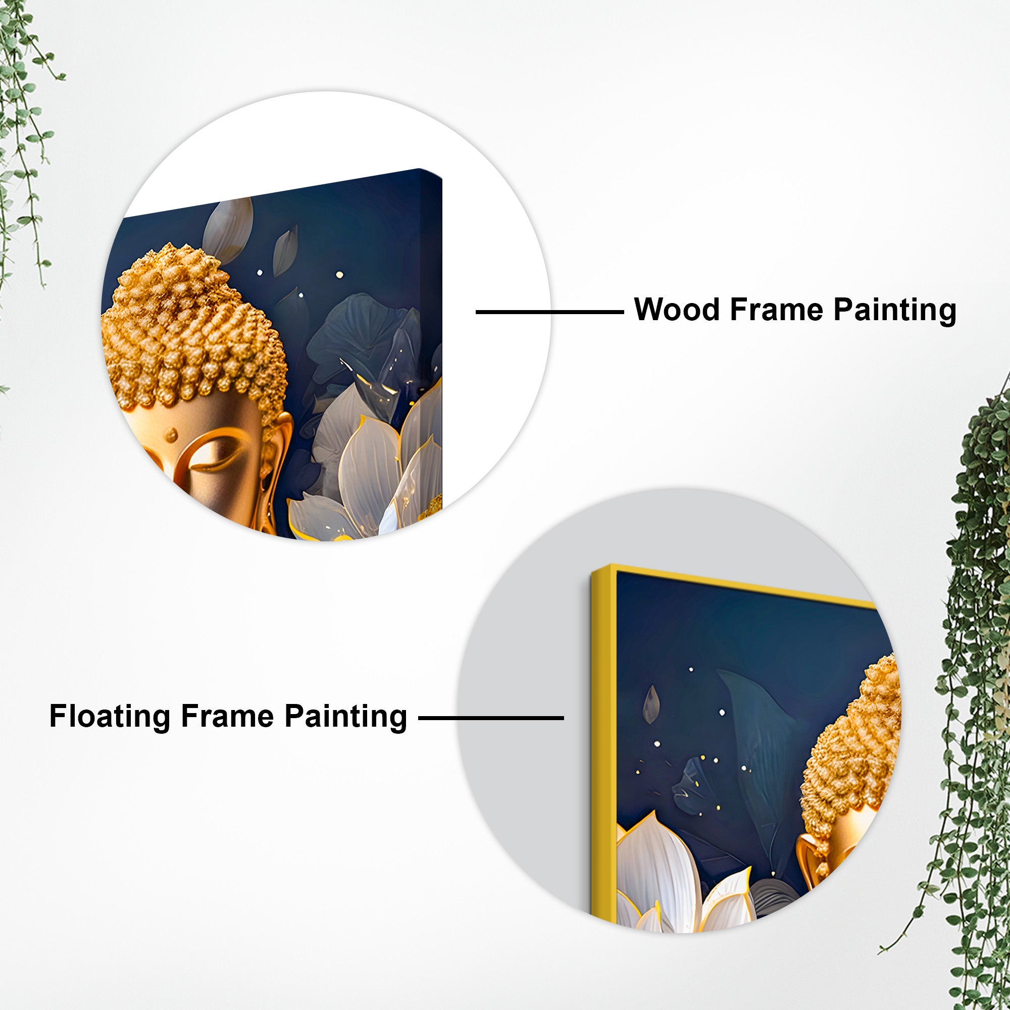 Modern Buddha Canvas Wall Painting