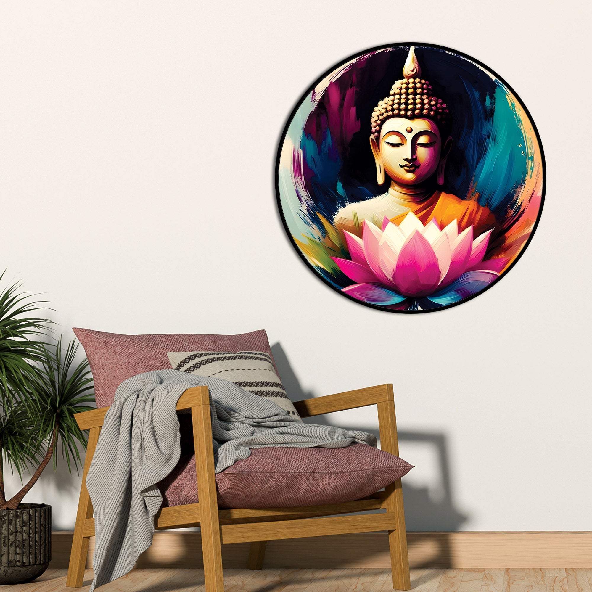 modern-buddha-colorful-wall-painting