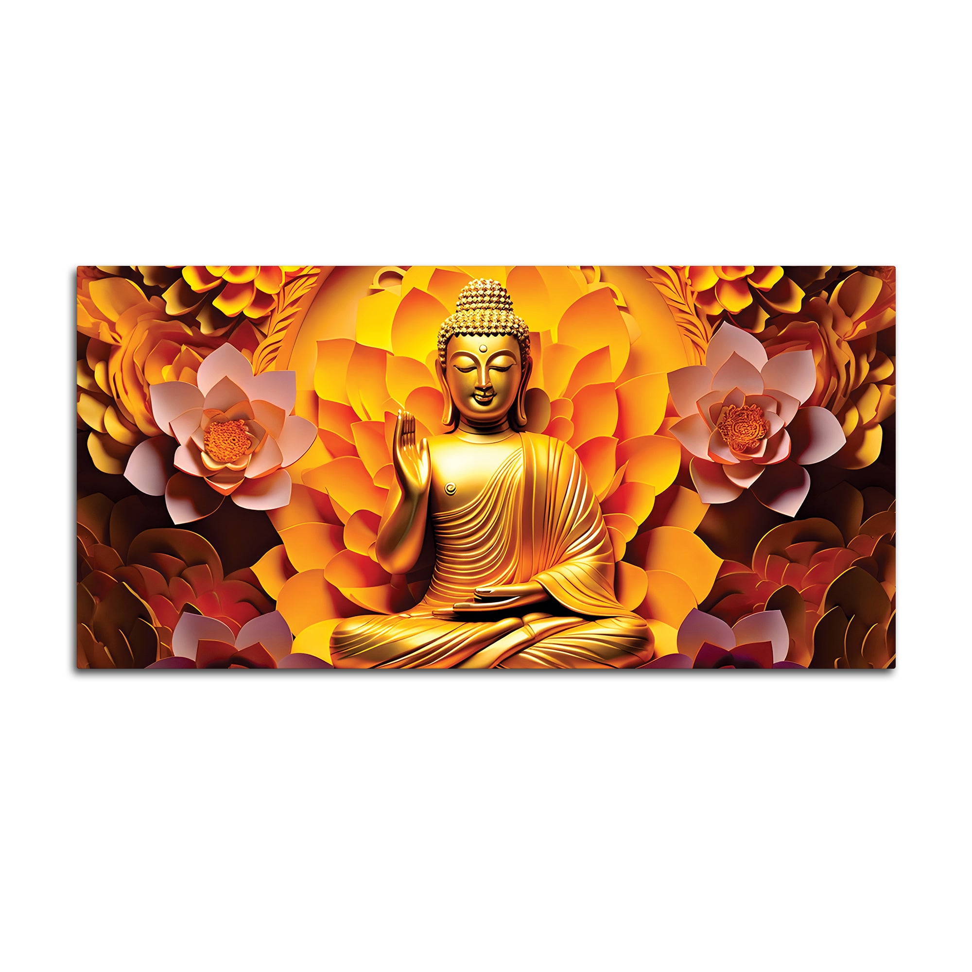 Modern Buddha Painting for Living Room Wall Décor