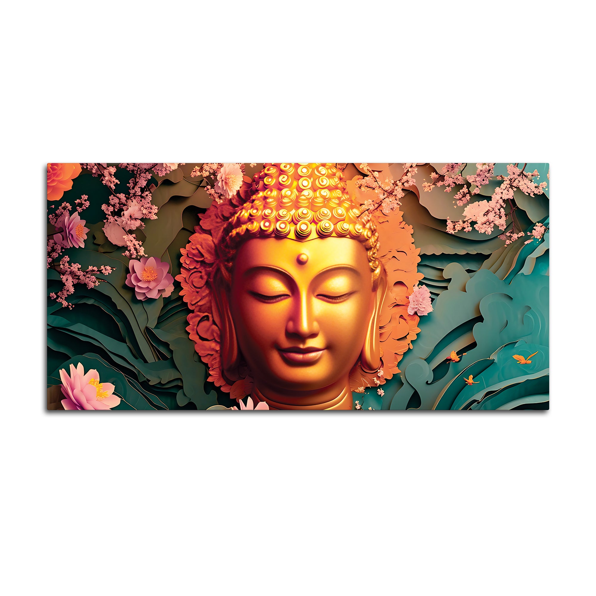 Modern Buddha Wall Painting for Stylish Home Decor