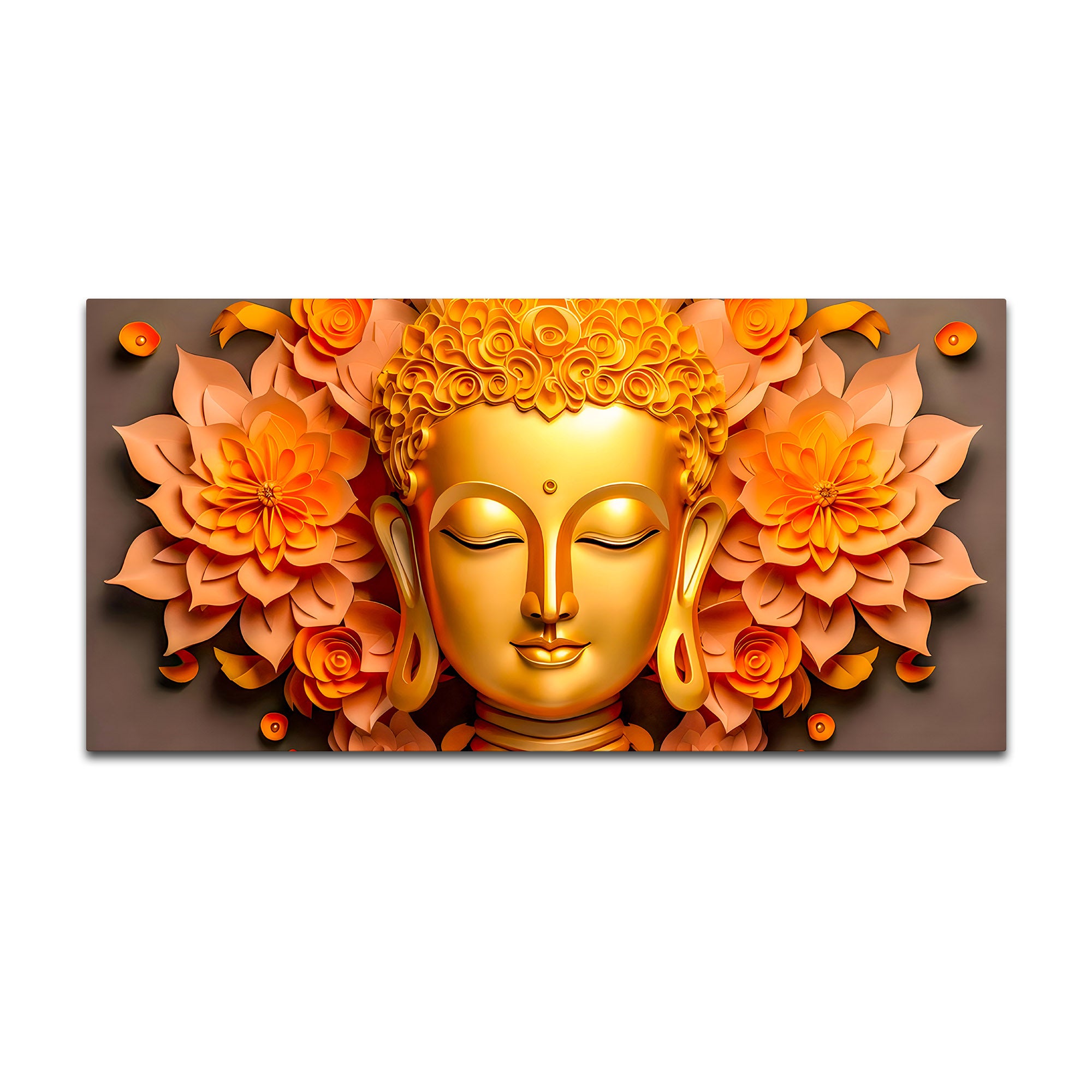 Modern Buddha Wall Painting for Stylish Living Room