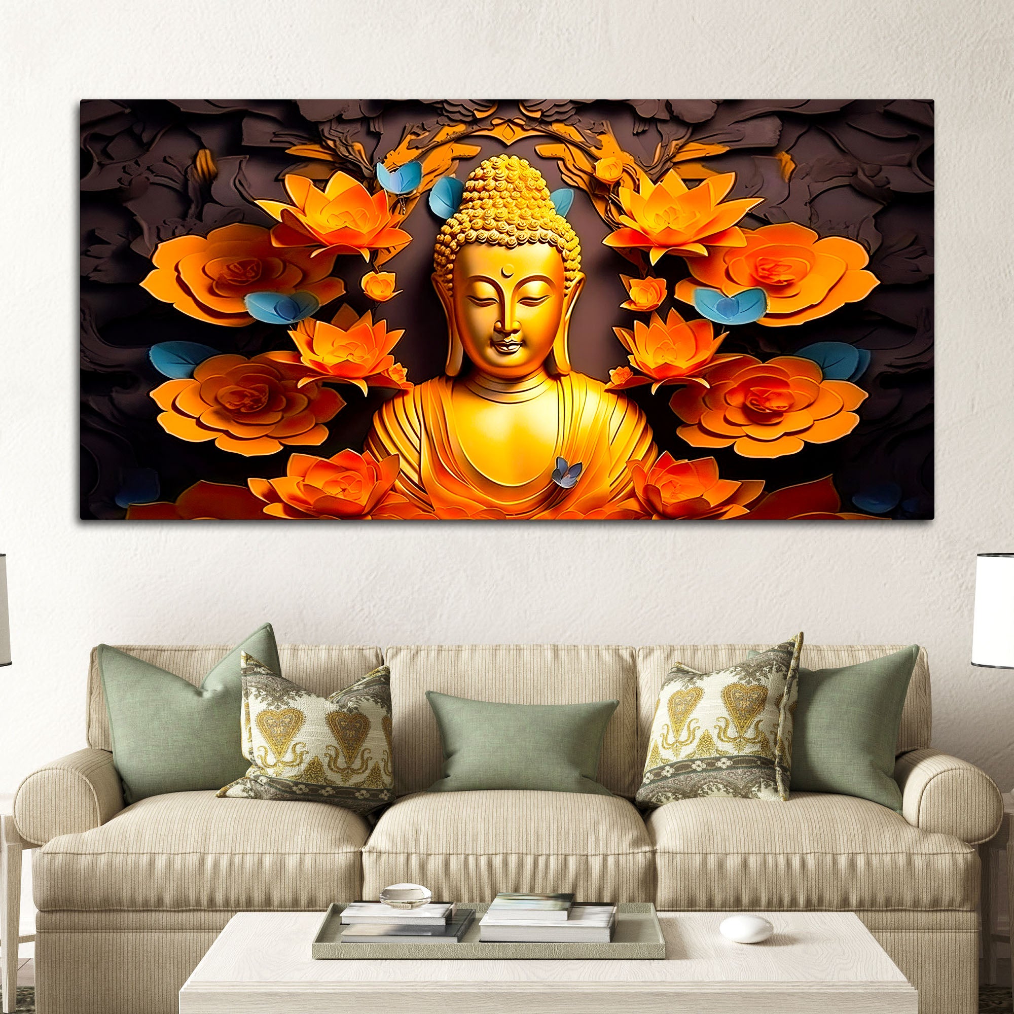 Modern Buddha Wall Painting Wall Décor