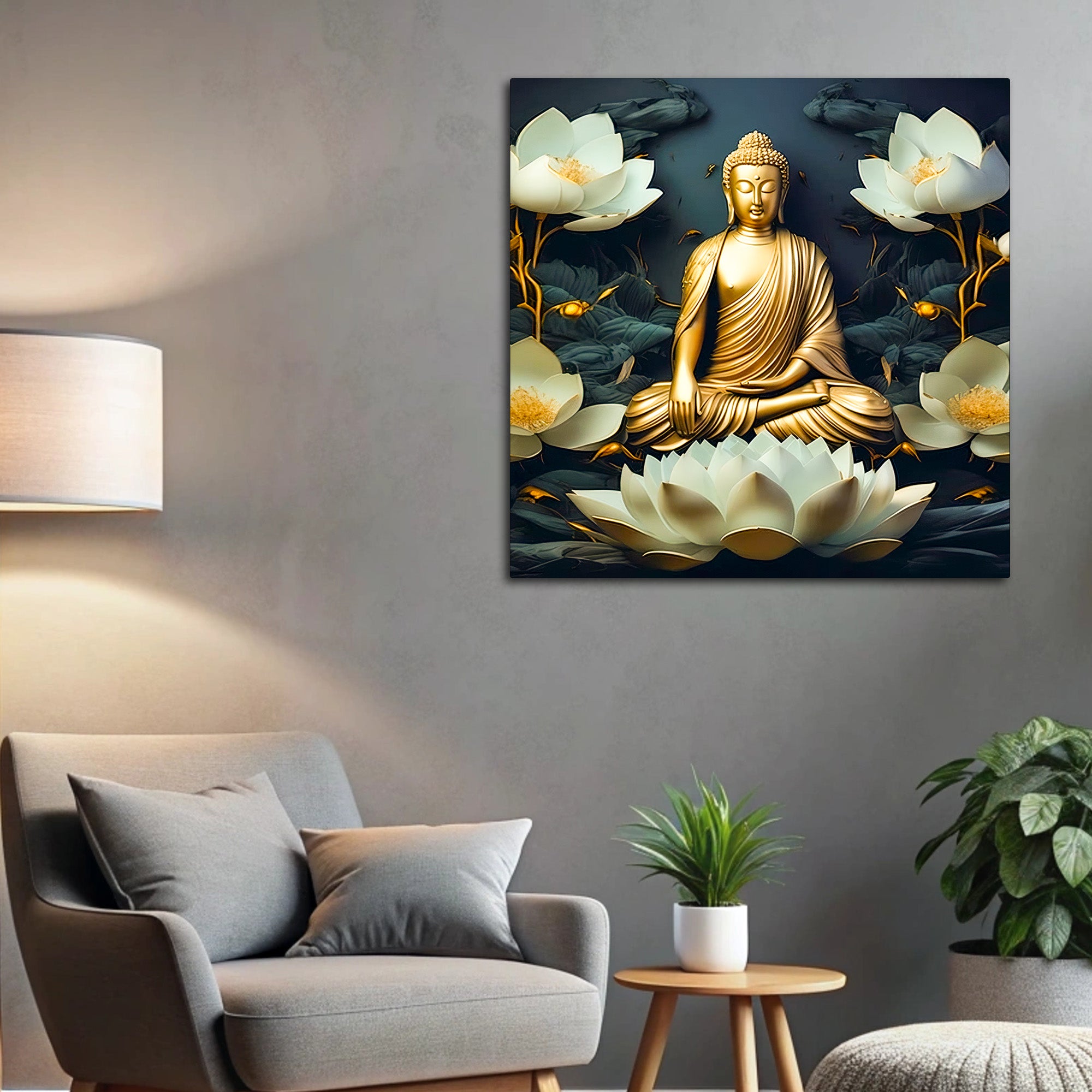 Modern Buddha Wall Spiritual Painting