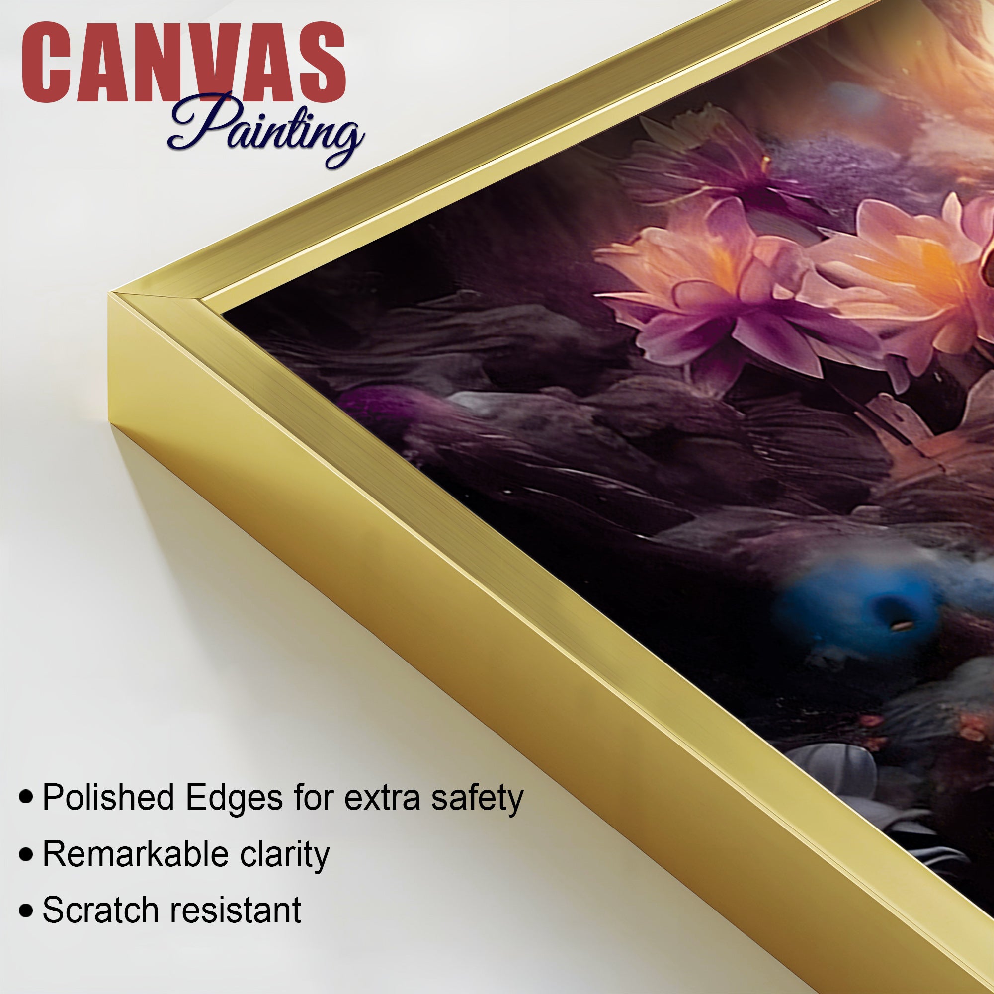 Modern Canvas Buddha Painting for Wall Art Lovers