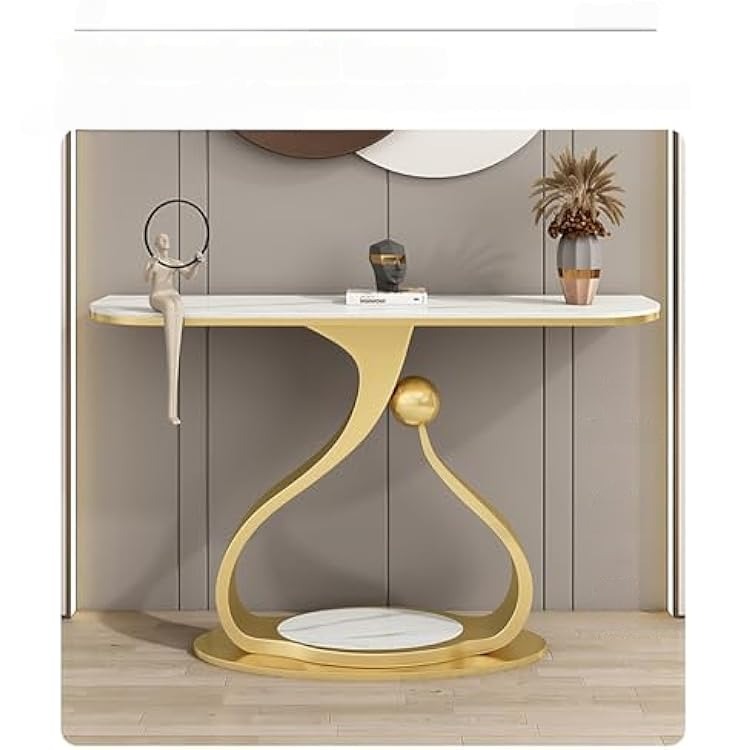 Modern Designer Console Table | Luxury Marble Top Table for Home Décor