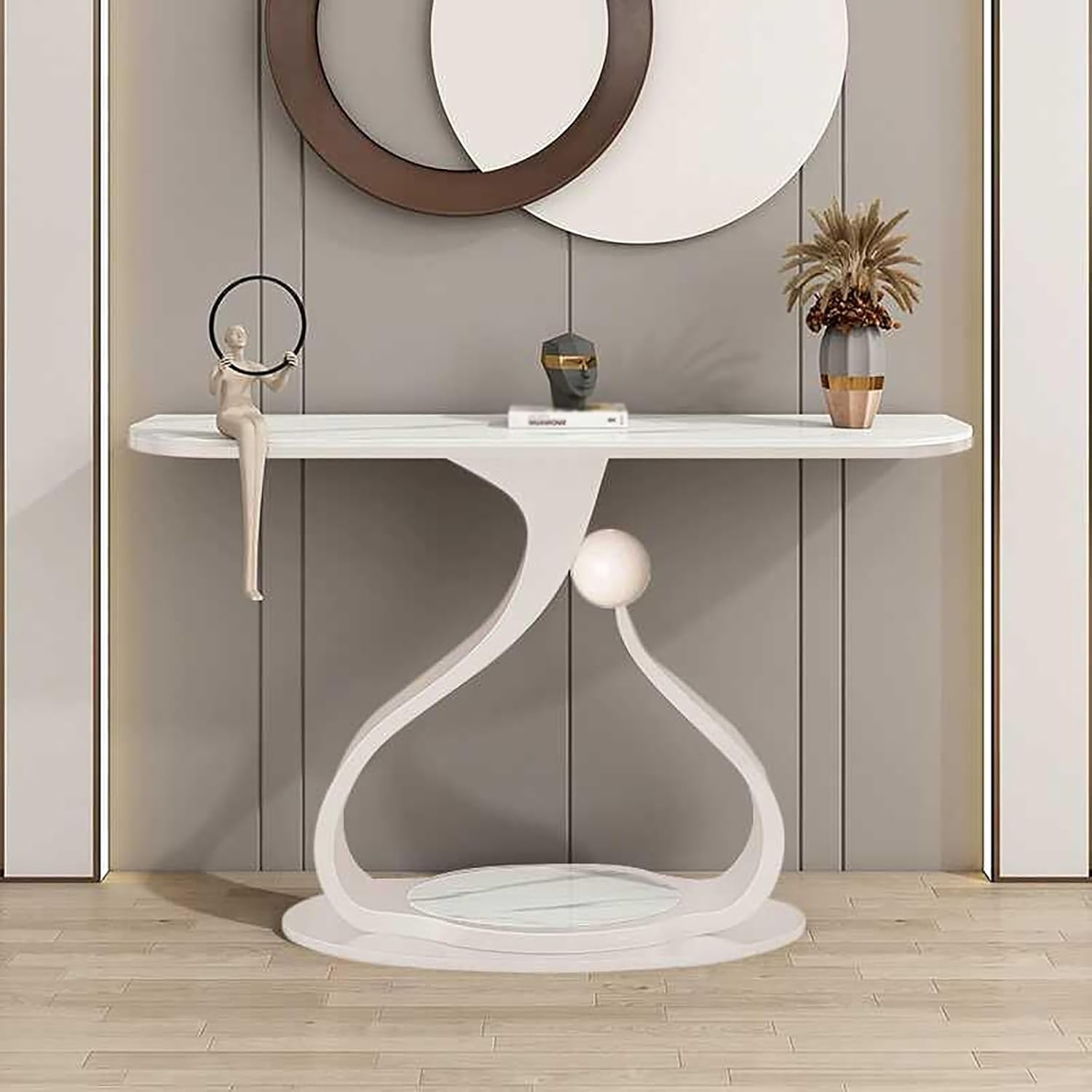 Modern Designer Console Table | Luxury Marble Top Table for Home Décor