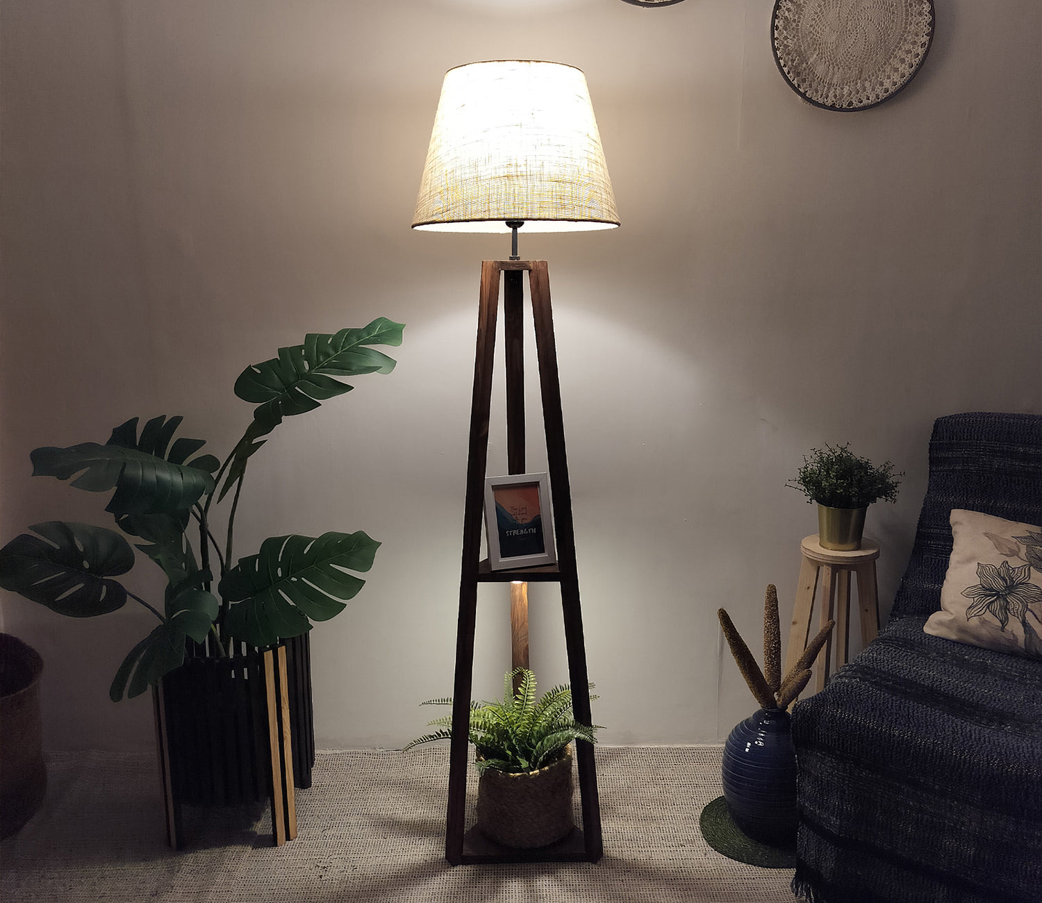 Modern Designer Vantage Elegant Square Floor Lamp