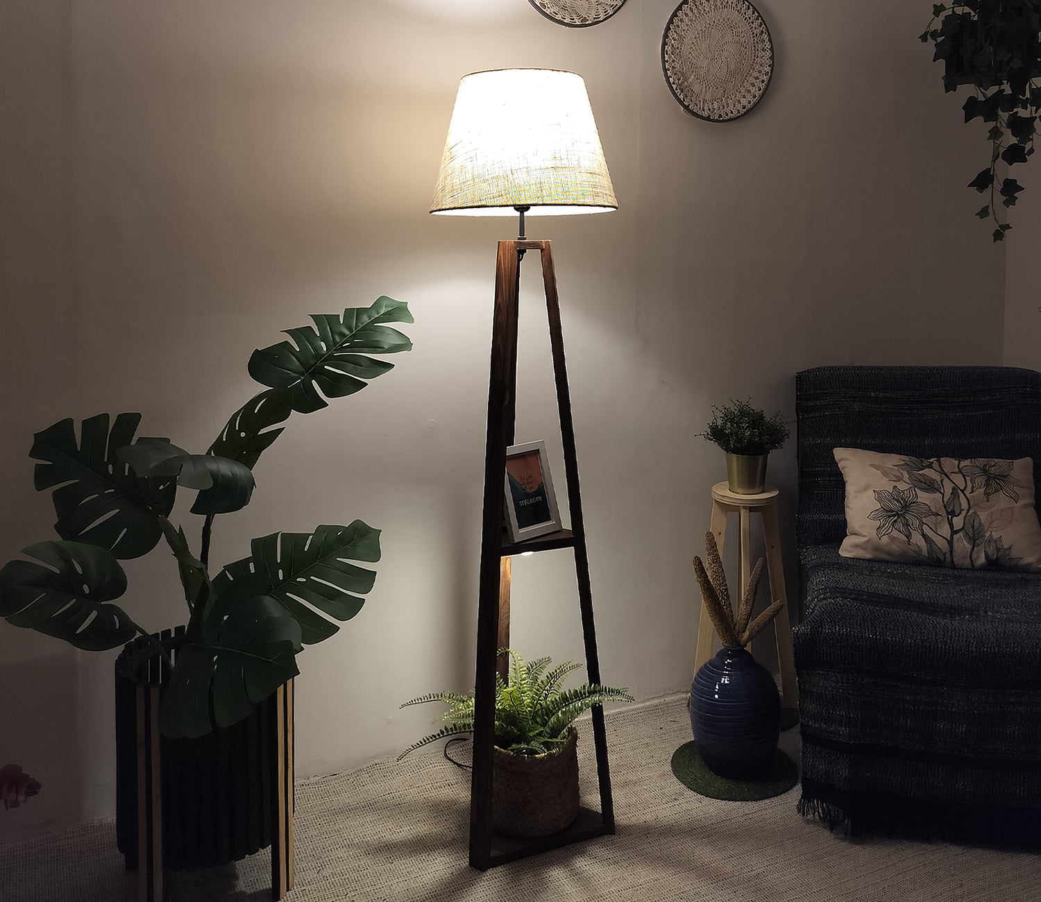 Modern Designer Vantage Elegant Square Floor Lamp