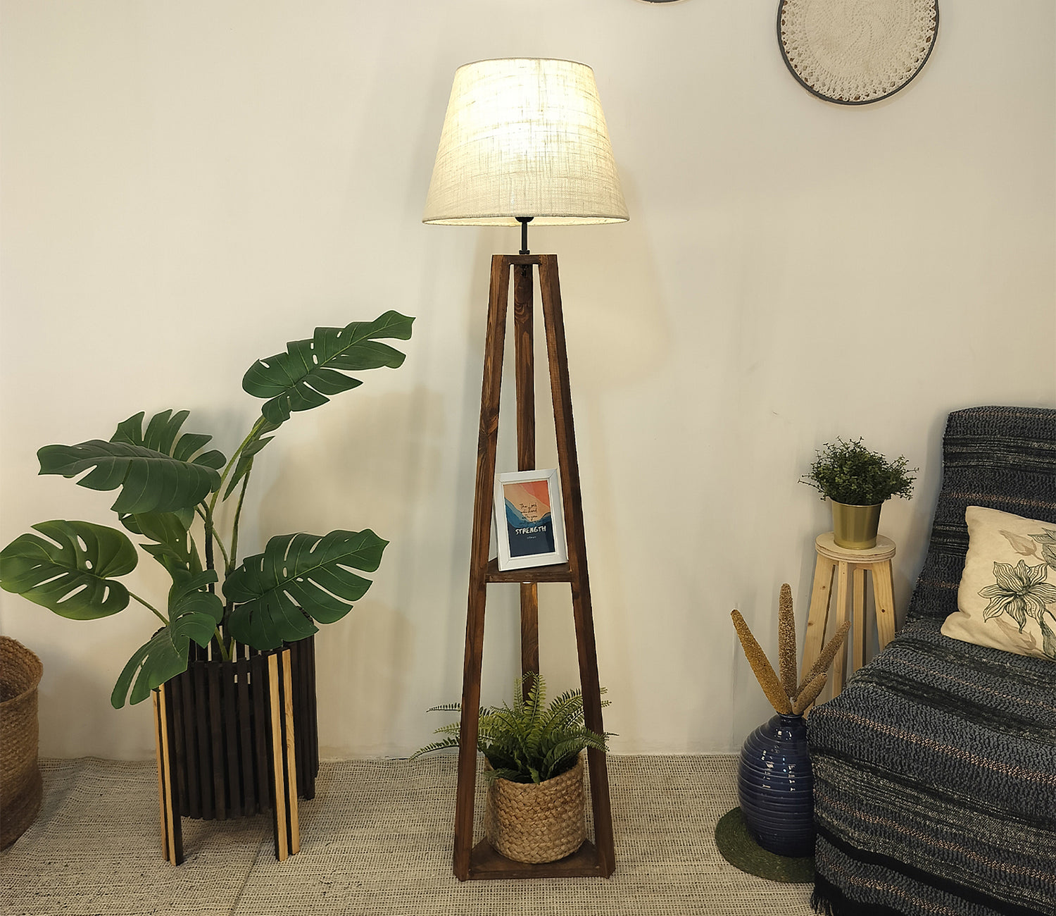 Modern Designer Vantage Elegant Square Floor Lamp