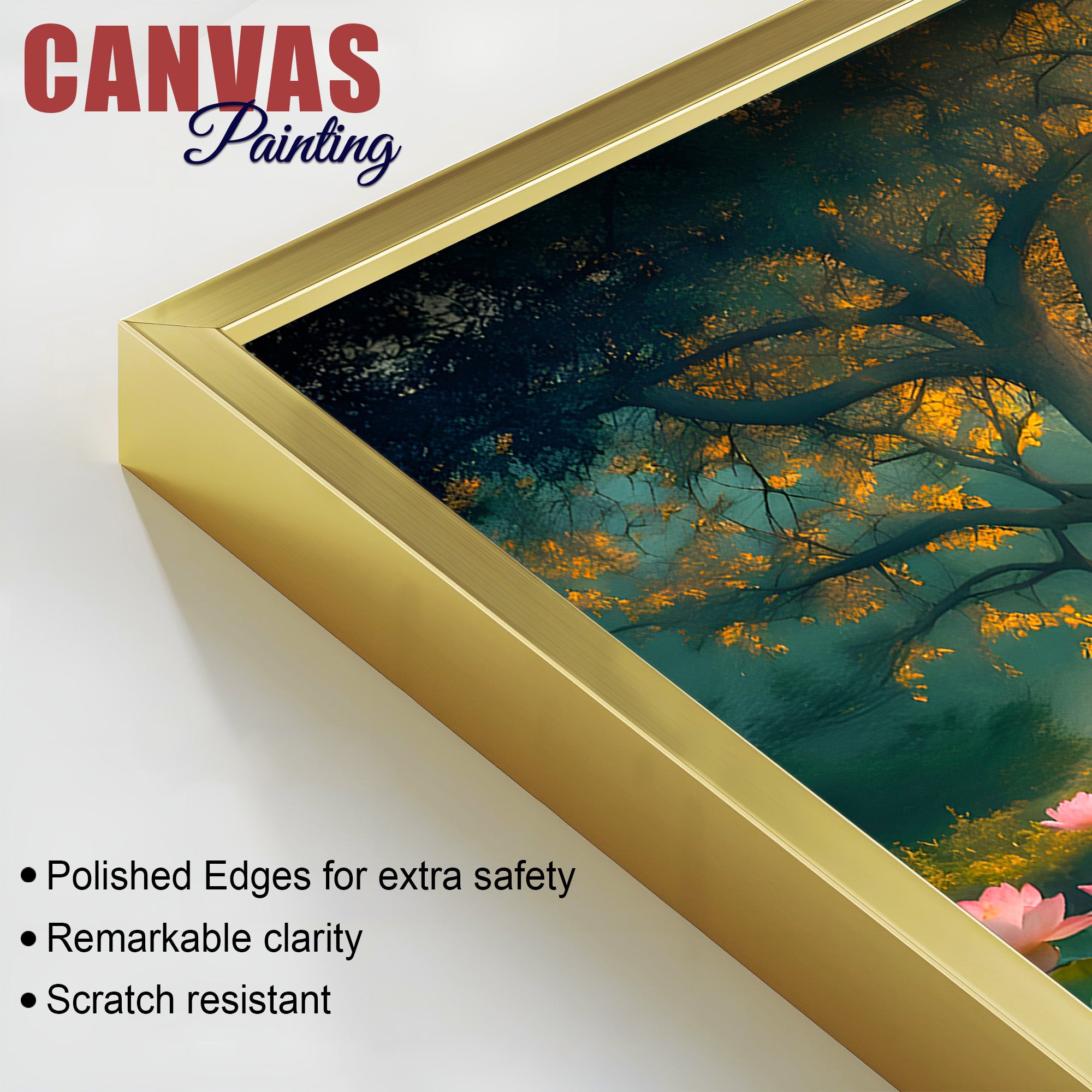 Modern Divine Gautam Buddha Painting for Wall Decoration