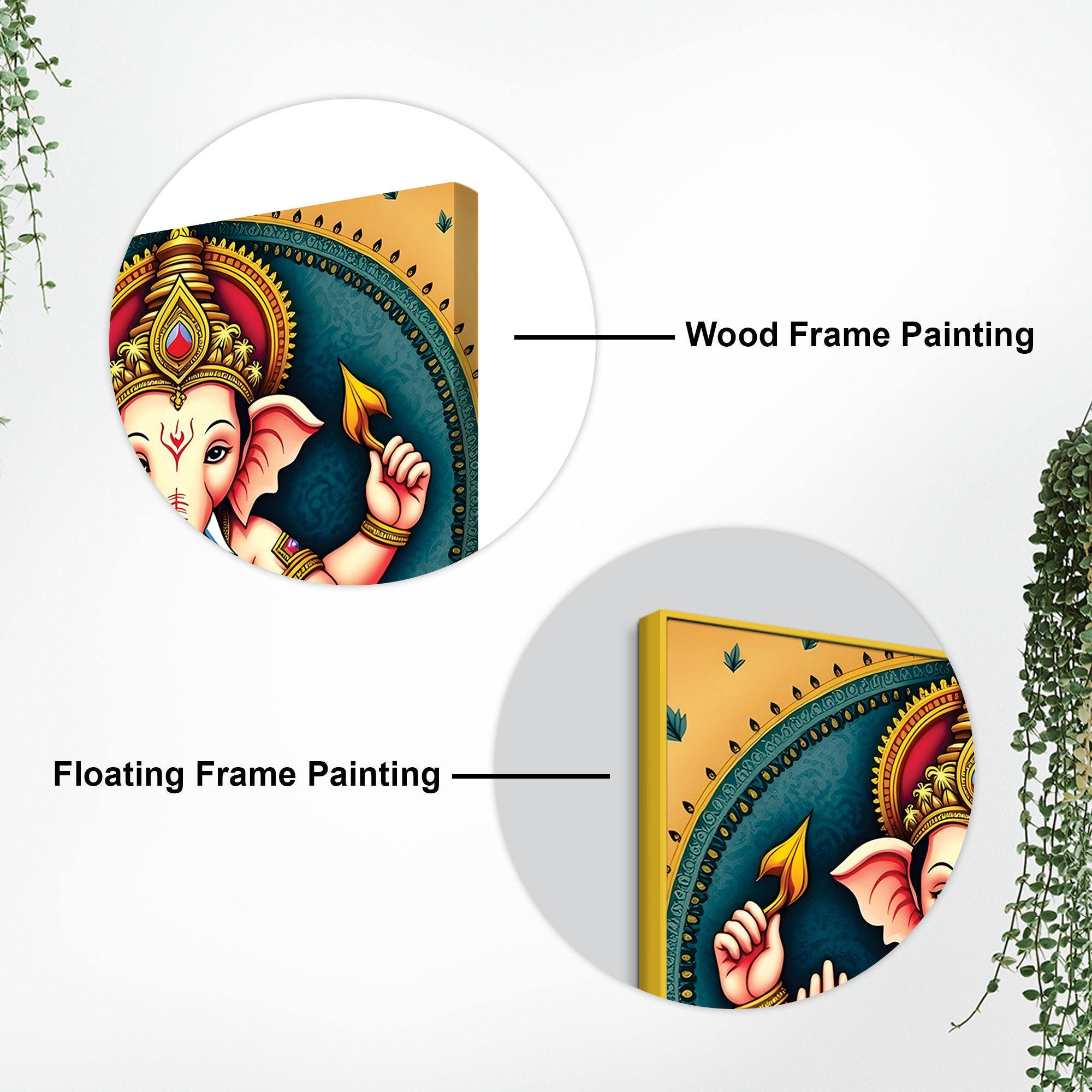 Modern Ganesha Canvas Painting