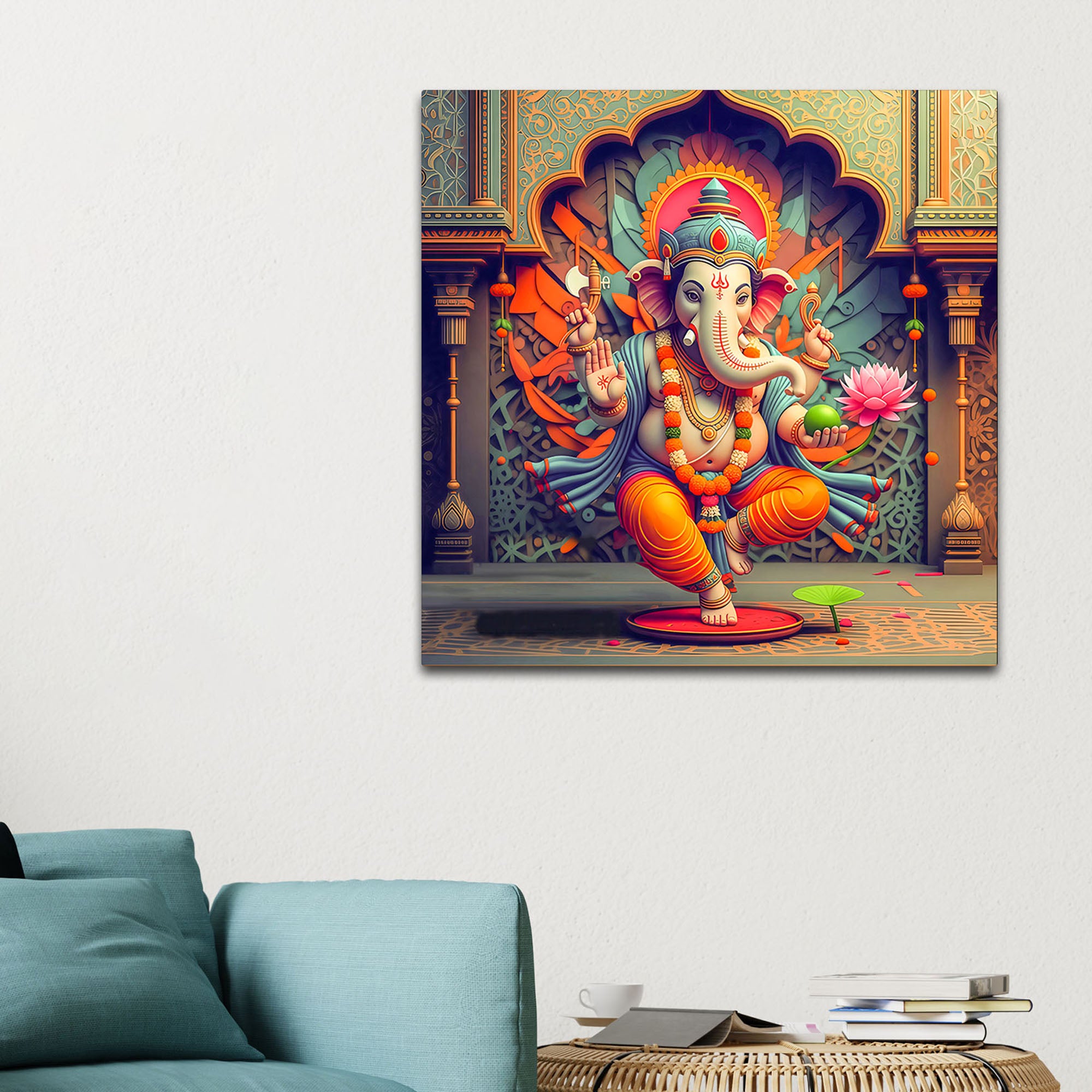 Modern Ganpati Bappa Wall Painting