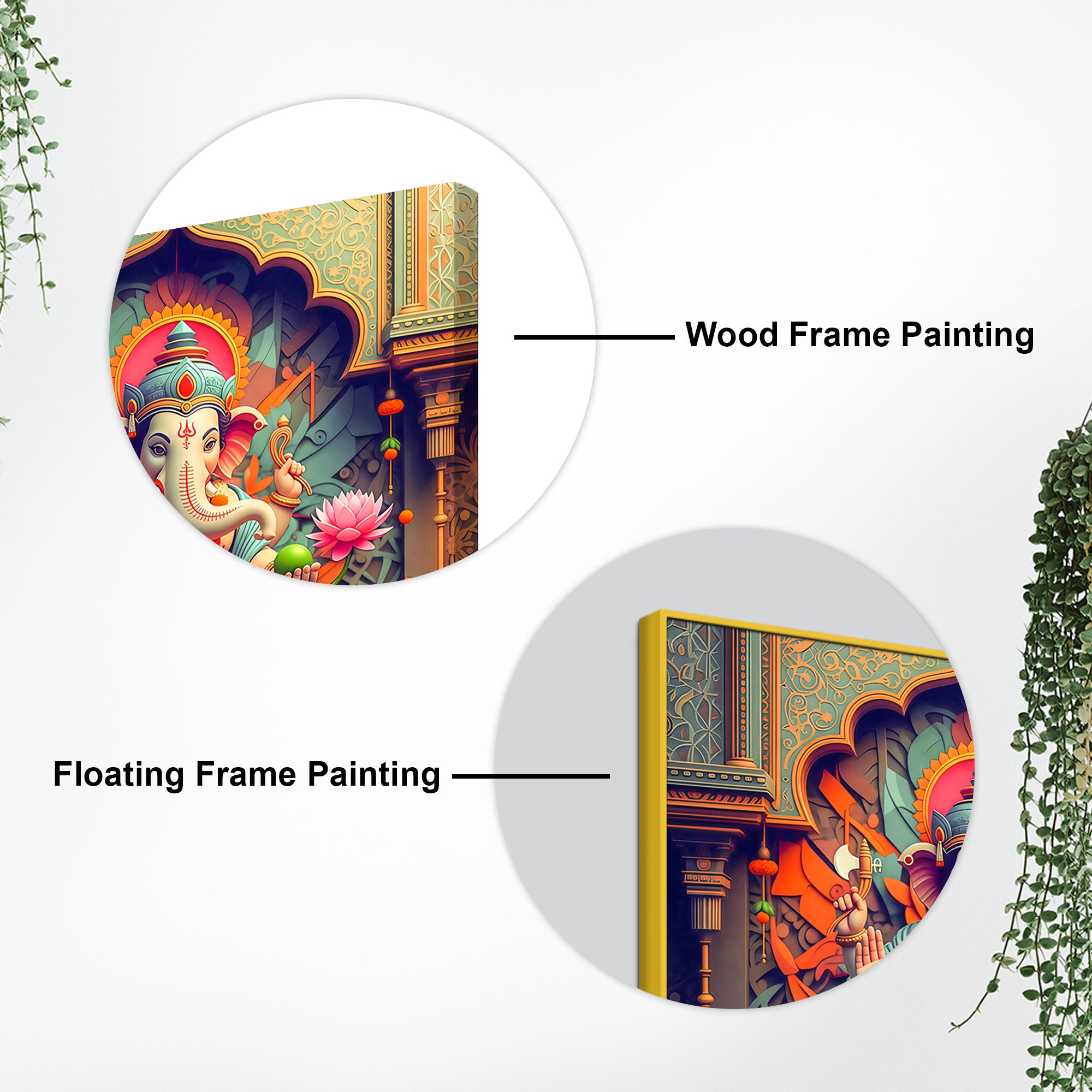 Modern Ganpati Bappa Wall Painting