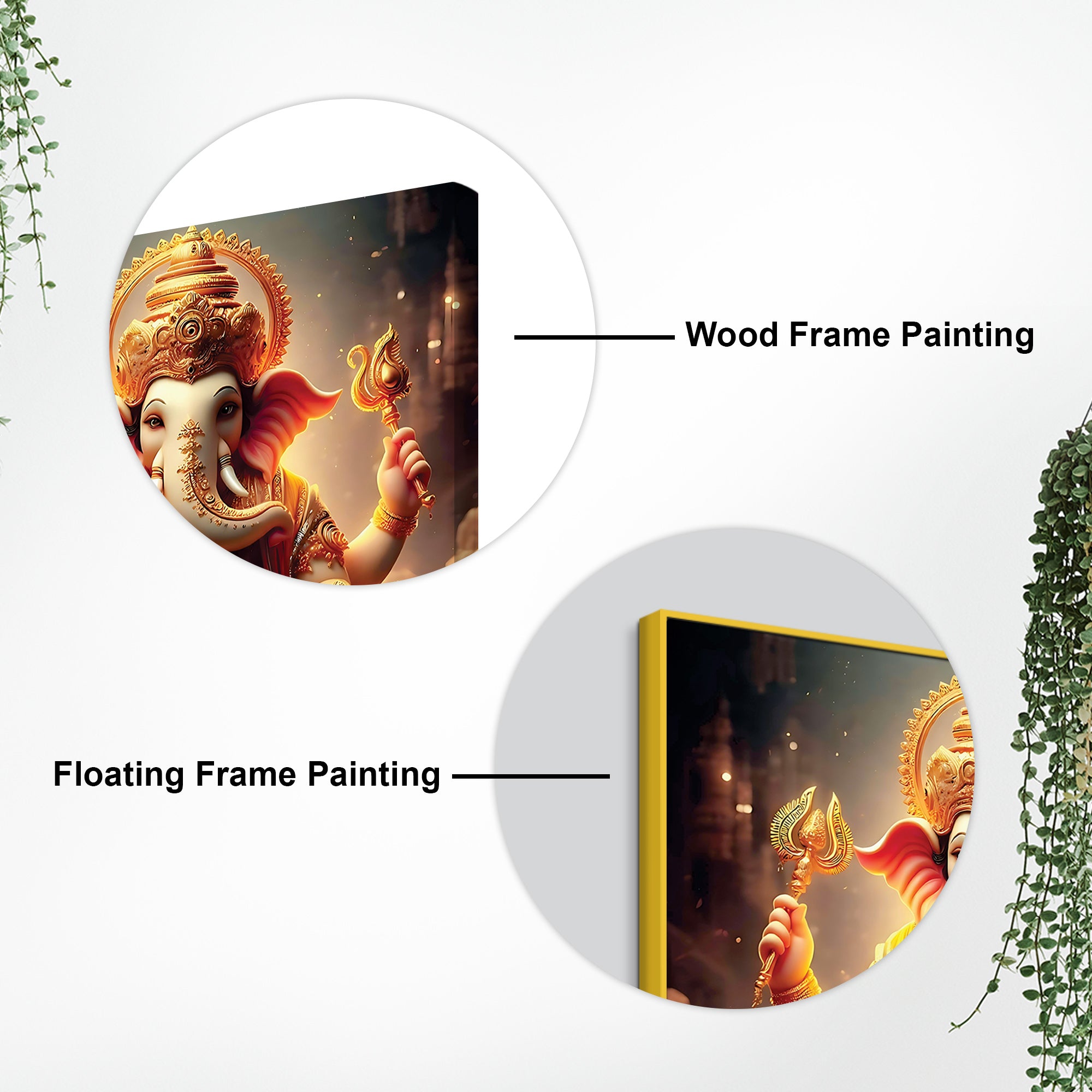 Modern Ganpati Home Décor Painting