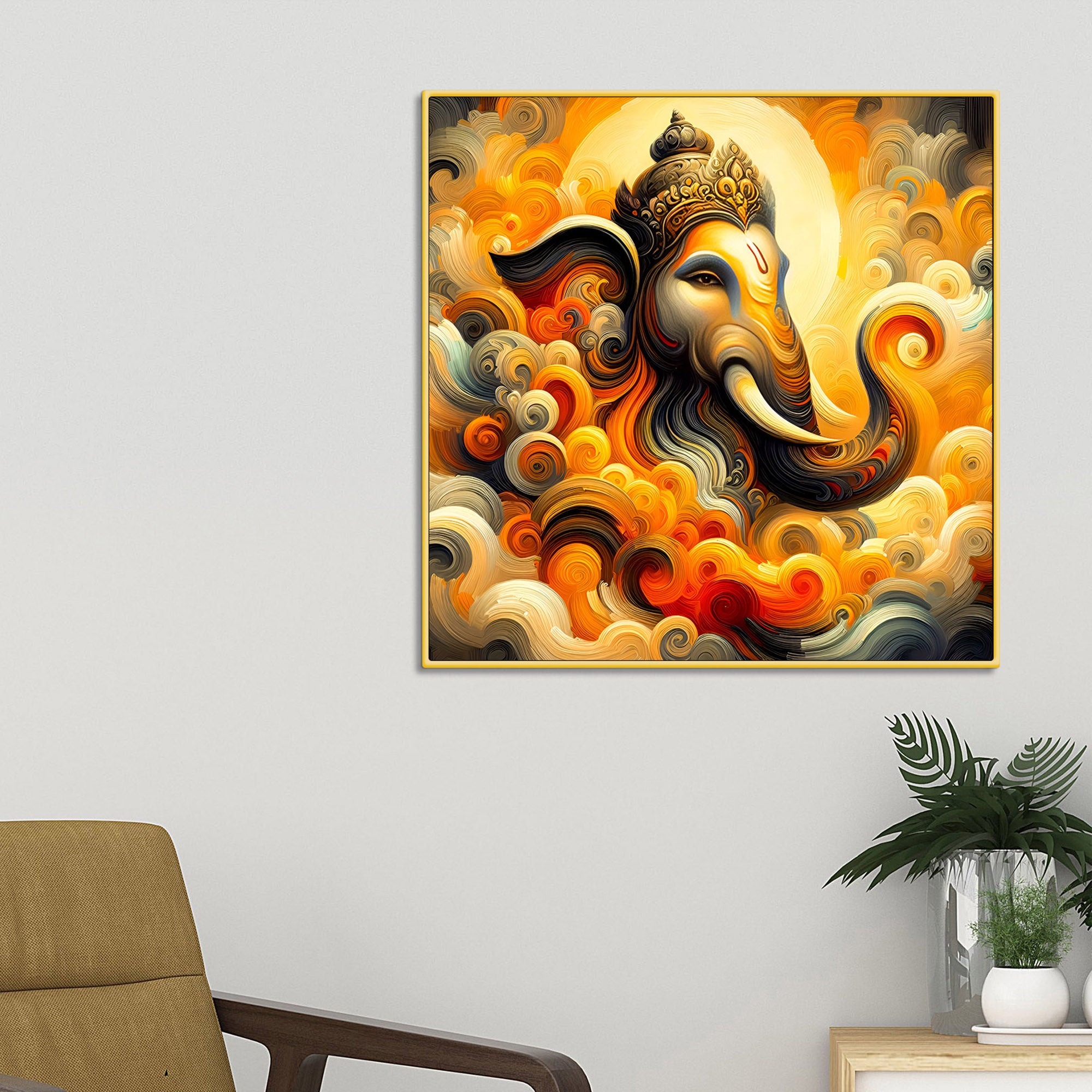 Modern Ganpati Painting for Home Decor