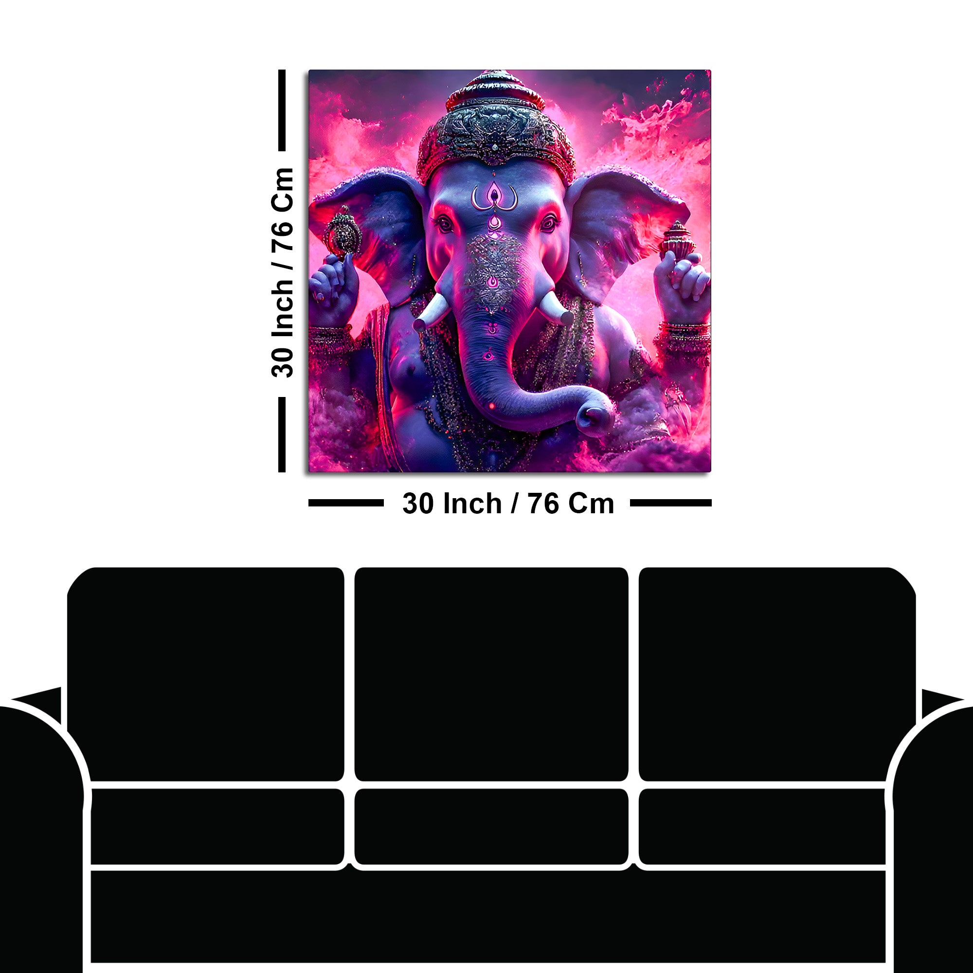 Modern Ganpati Painting for Home Office