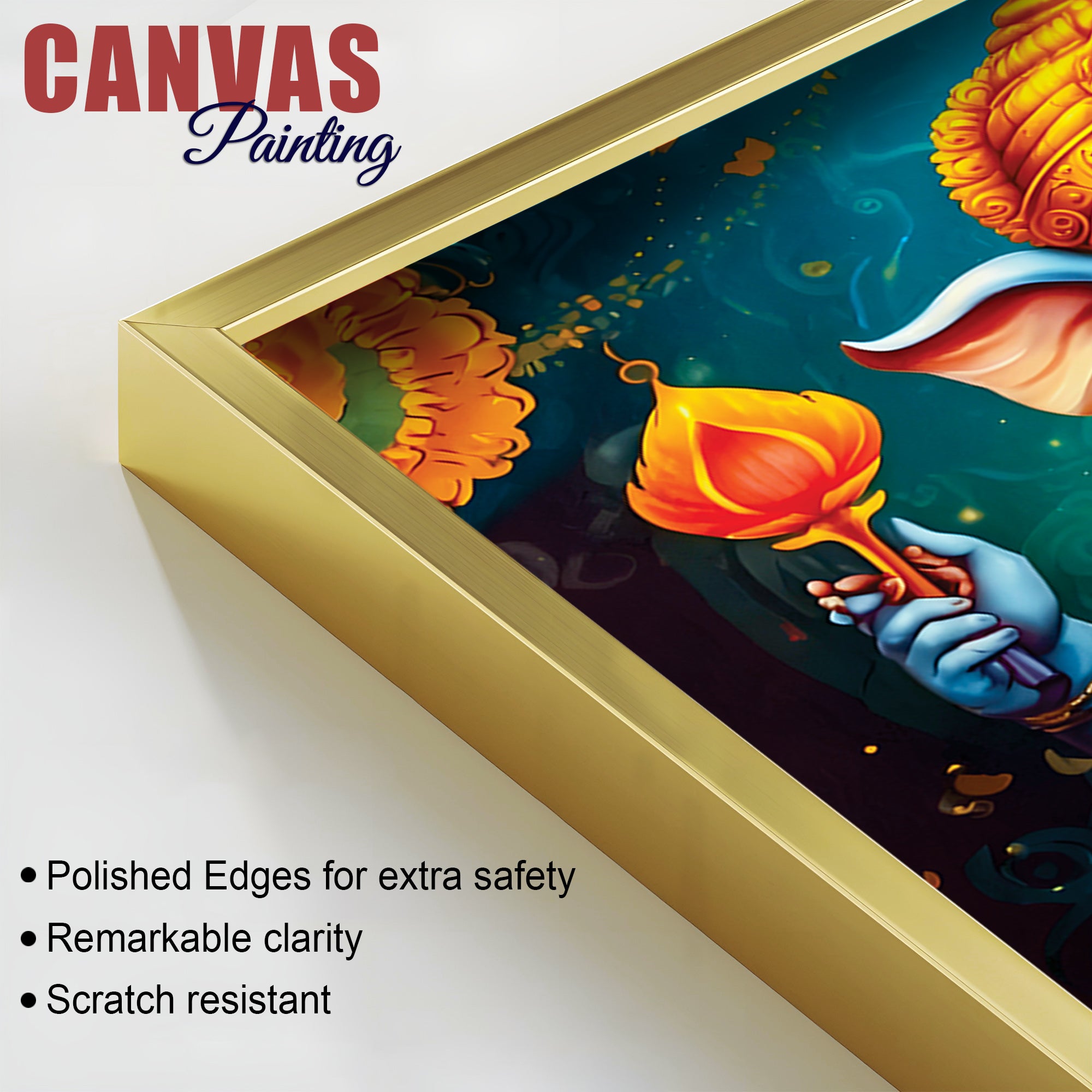 Modern Ganpati Wall Art Painting