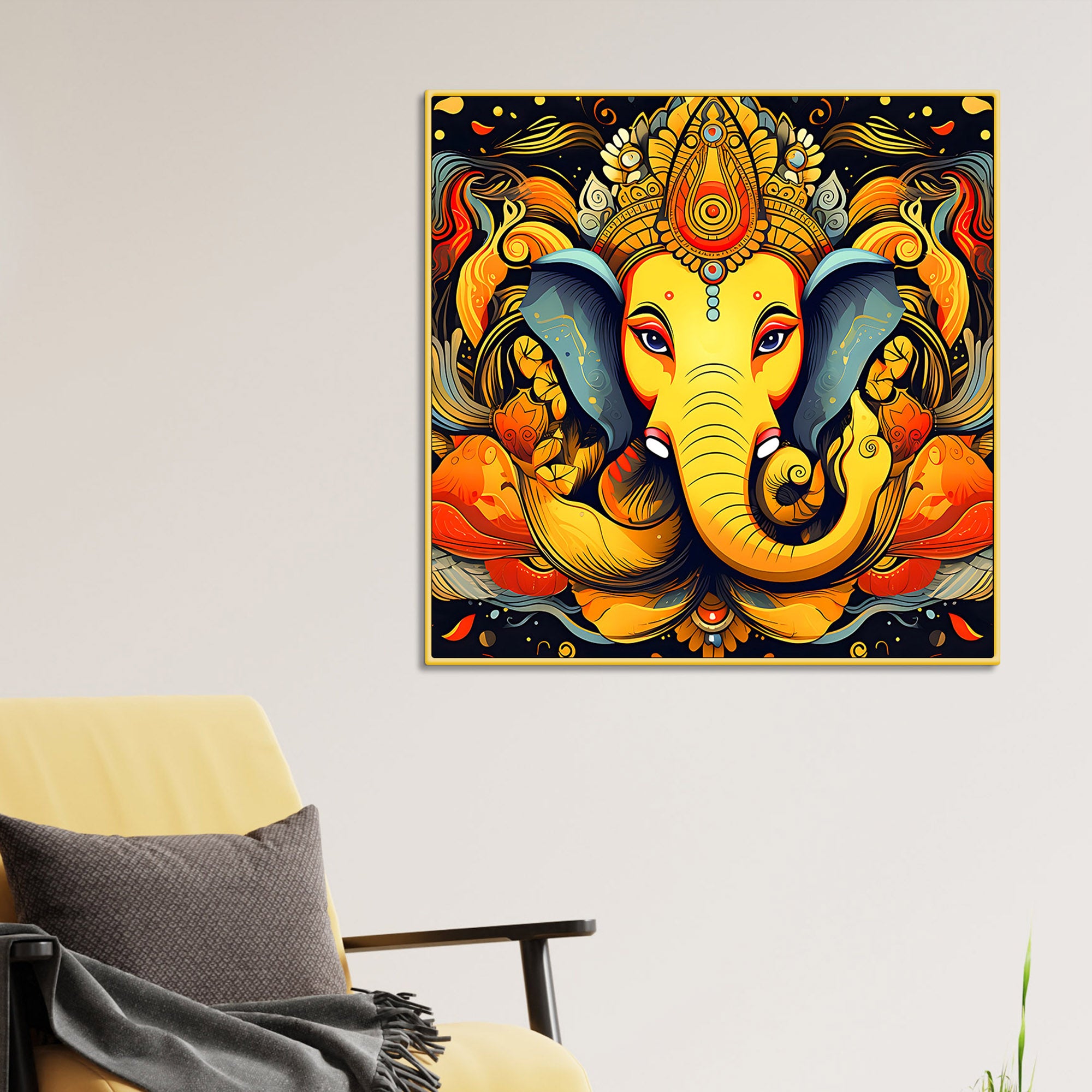 modern-ganpati-wall-painting