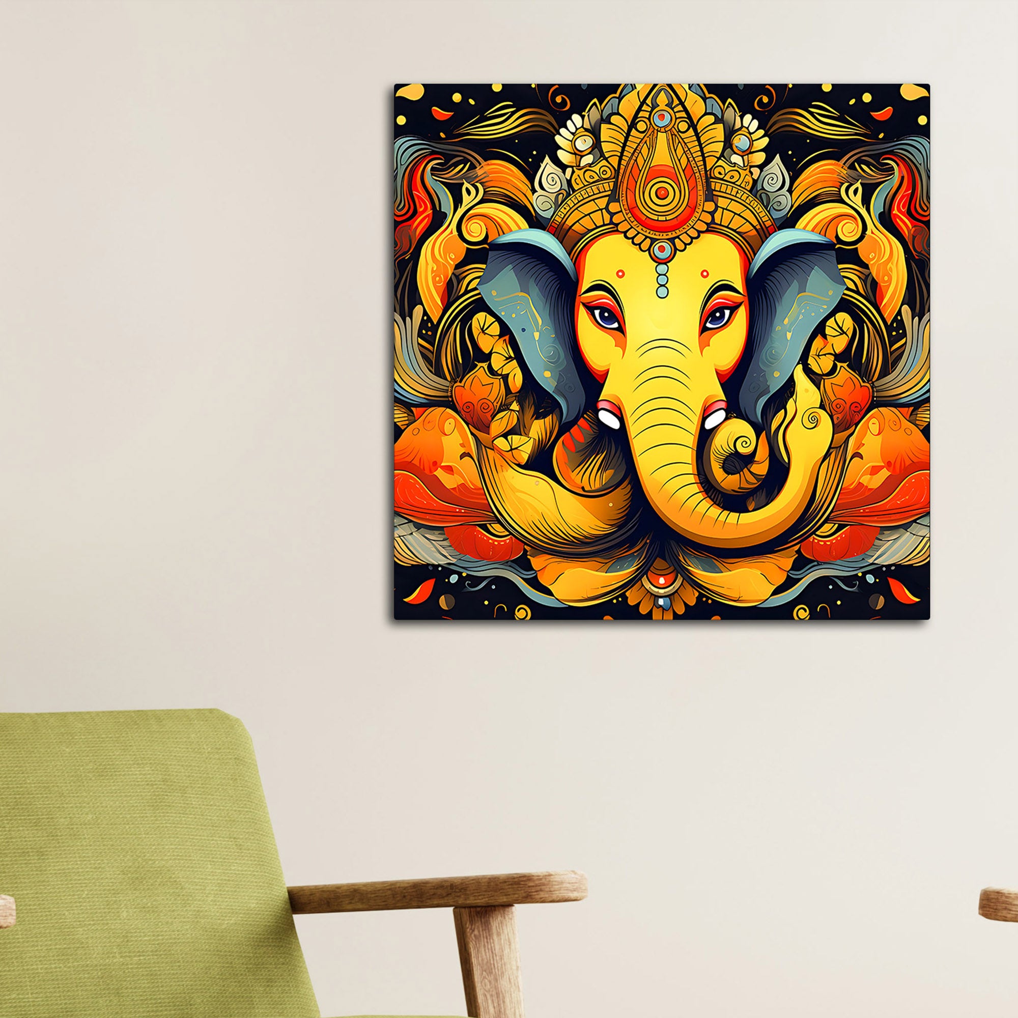 Modern Ganpati Wall Painting