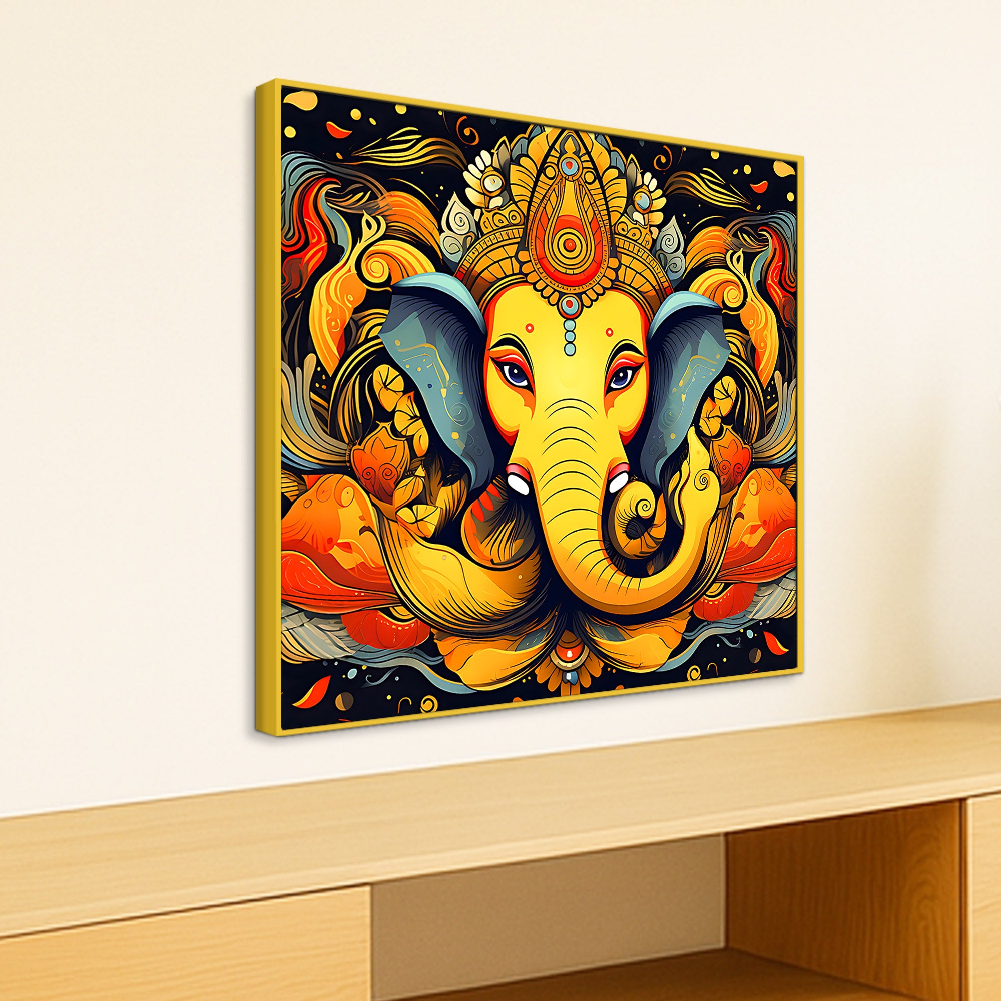 Modern Ganpati Wall Painting