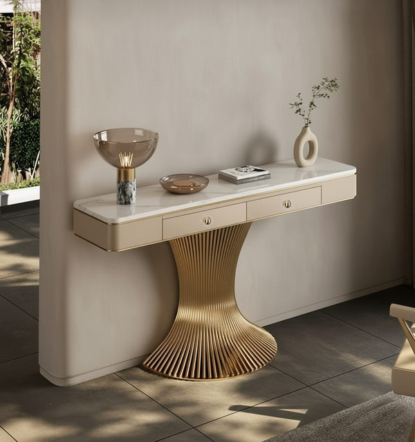 modern-gold-pedestal-console-table
