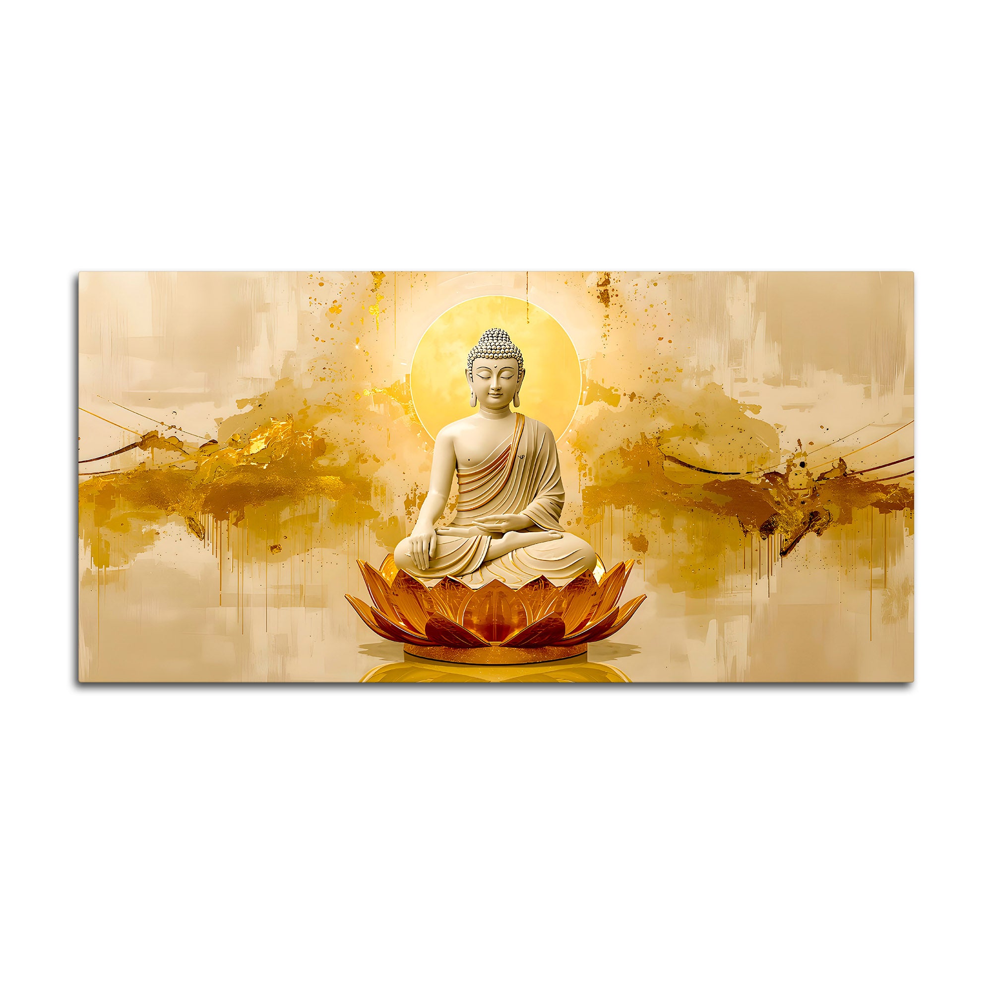 Modern Lord Buddha Canvas Painting