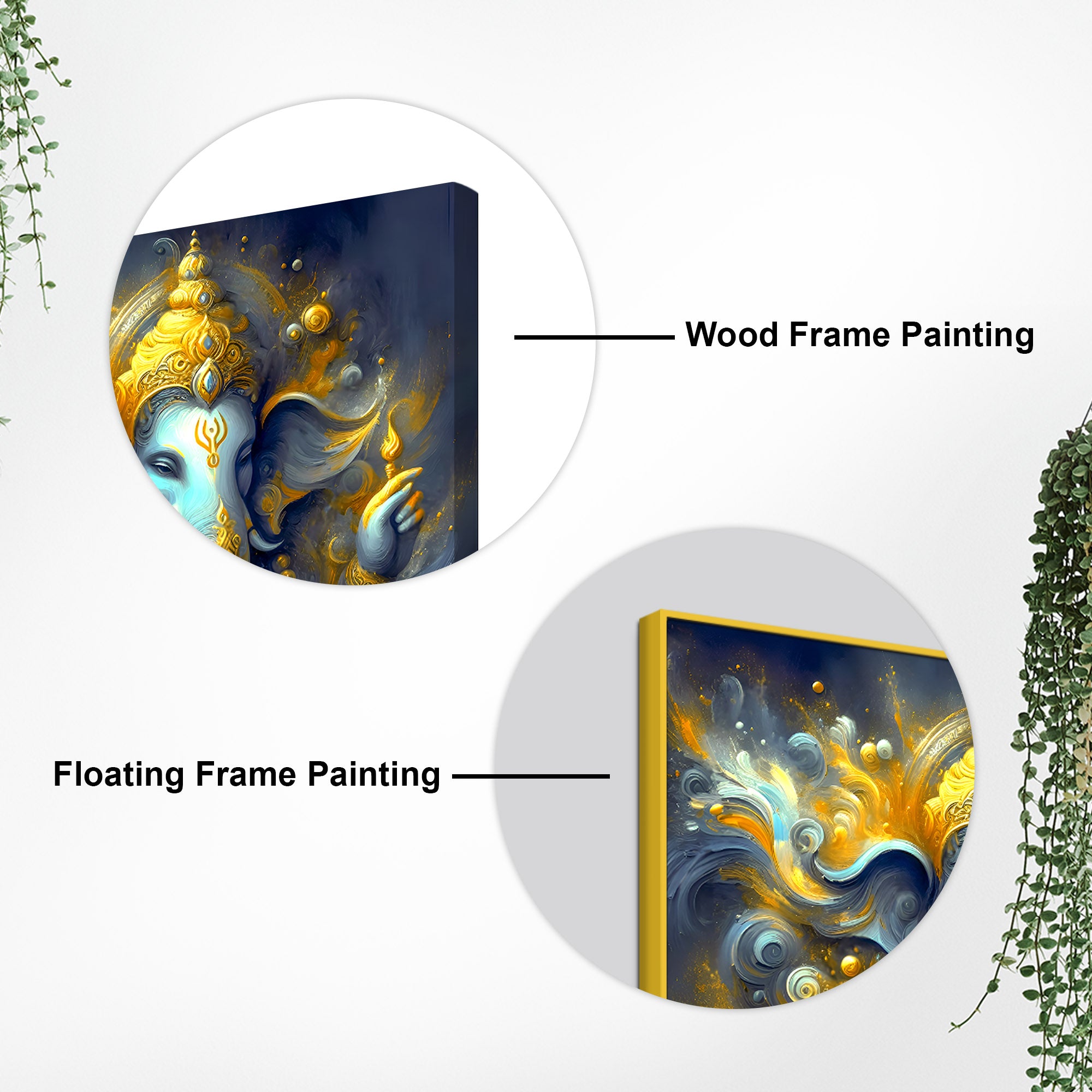 Modern Lord Ganesha Wall Artwork Painting