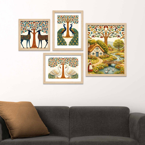 modern-nature-art-wall-frame-set-of-four