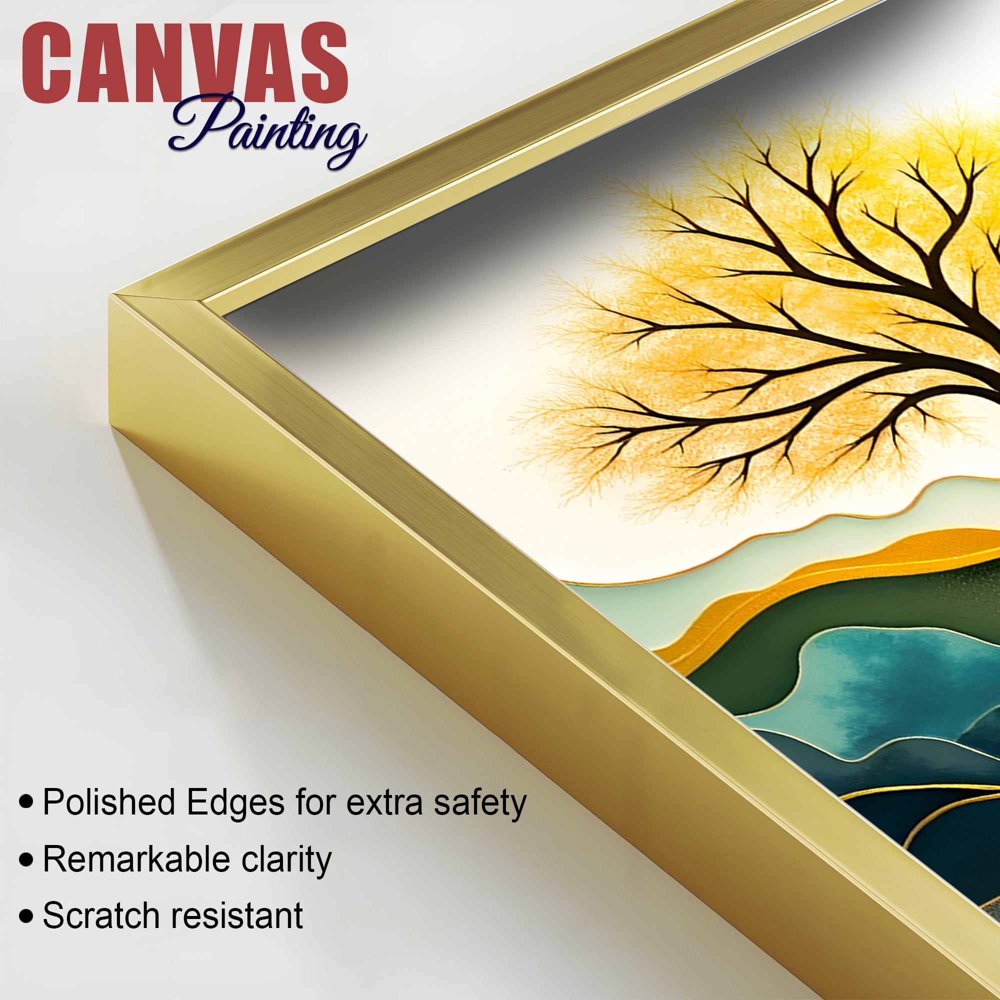 Modern Nature Deer Wall Painting for Stylish Home Interior