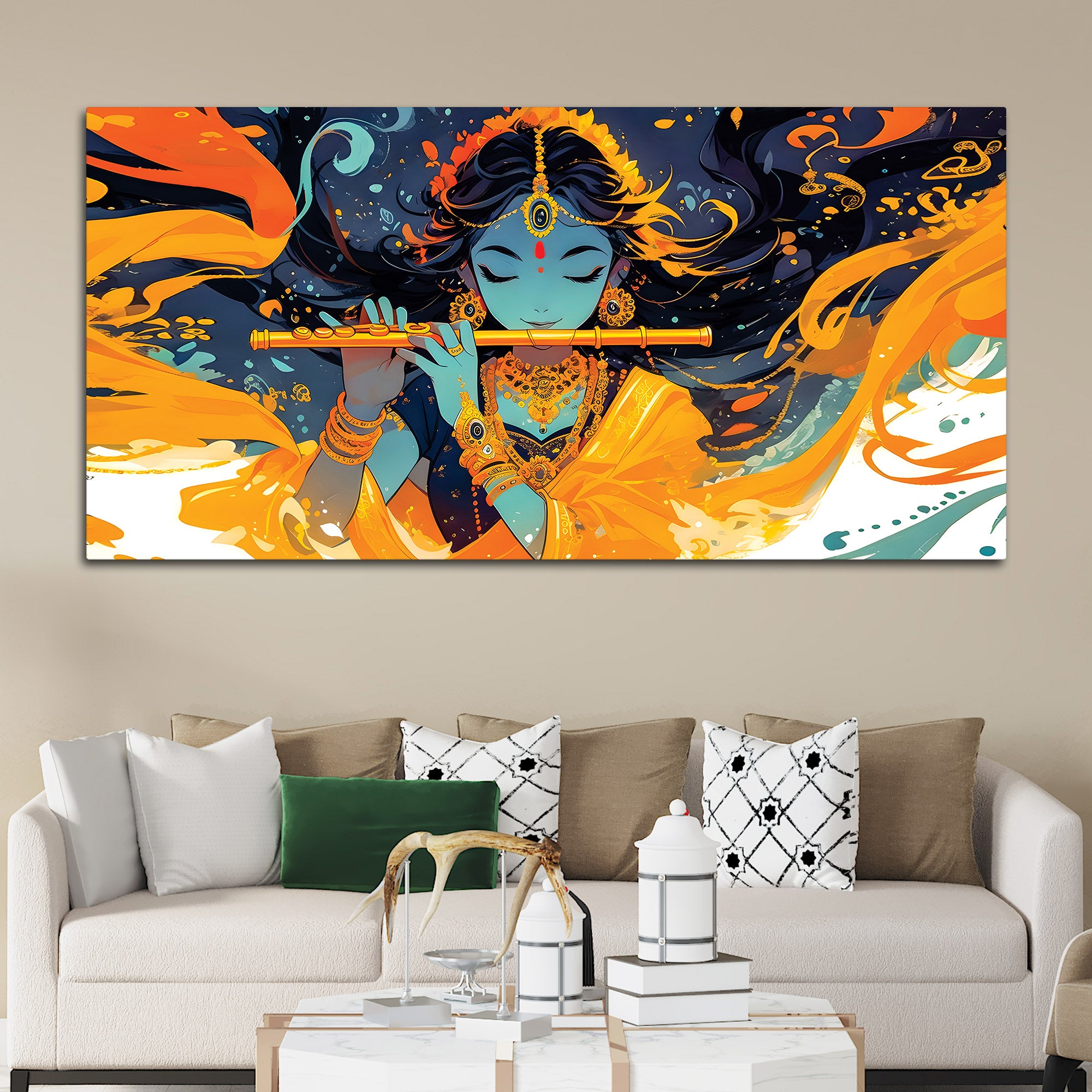 Modern Spiritual Canvas Wall Painting for Home Decor