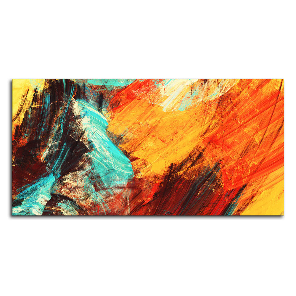 Modern Texture Colorful Abstract Canvas Wall Painting