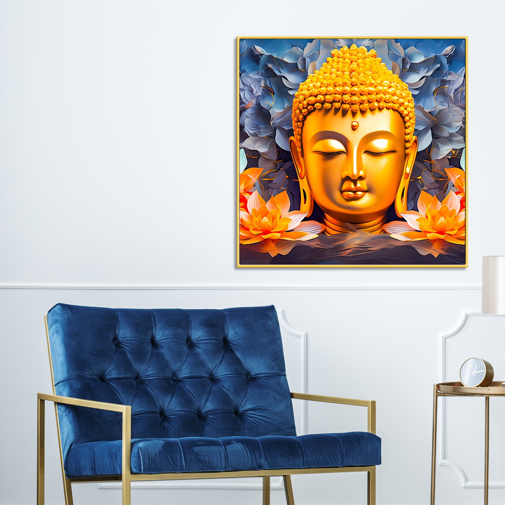 Modern Zen Buddha Wall Decor Painting for Living Room