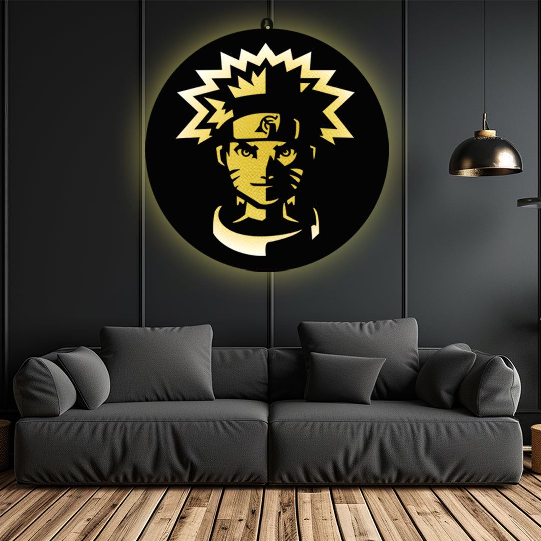 Naruto LED Wall Light Art for Anime Lover Wall Decor