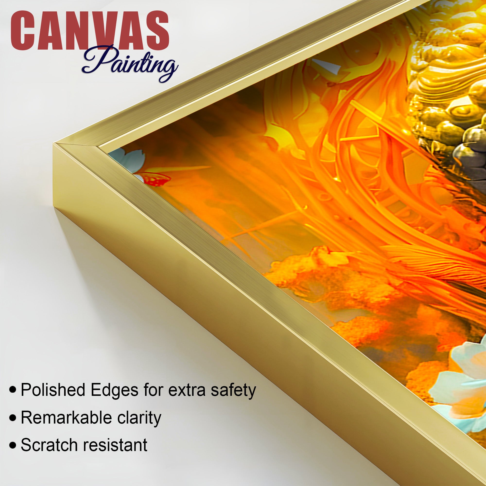 Peaceful Buddha Canvas Wall Décor Painting