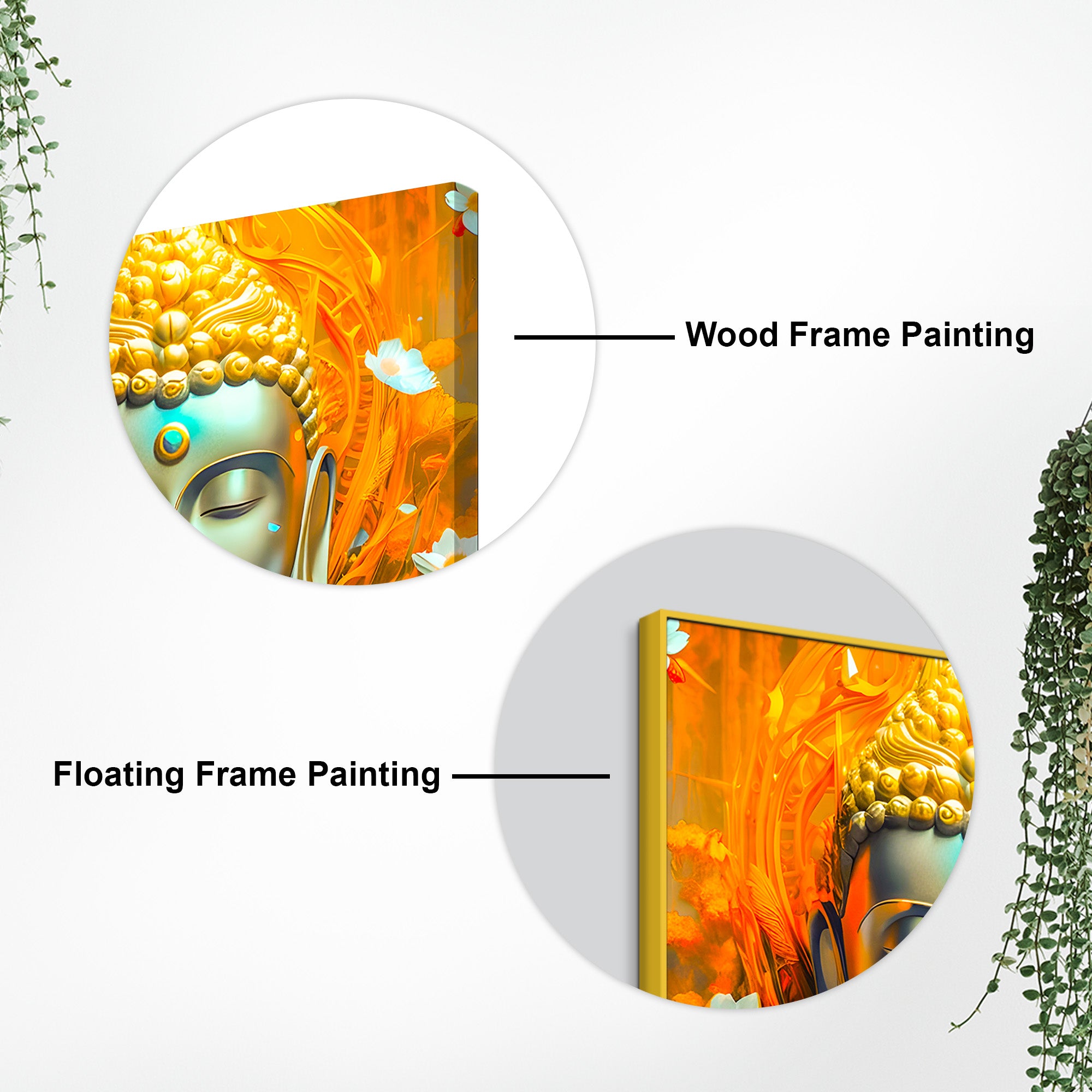 Peaceful Buddha Canvas Wall Décor Painting