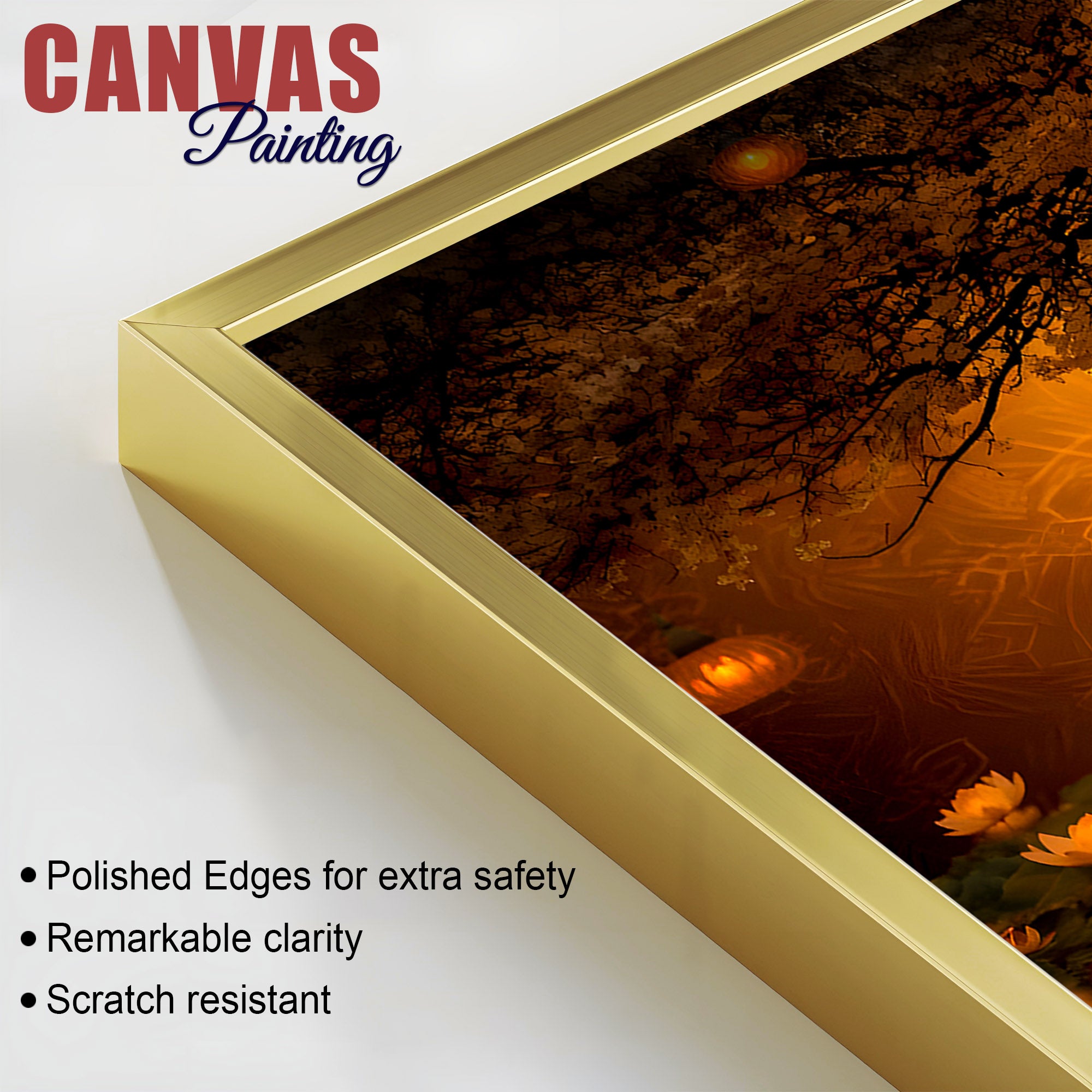 Peaceful Buddha Wall Art Canvas Painting