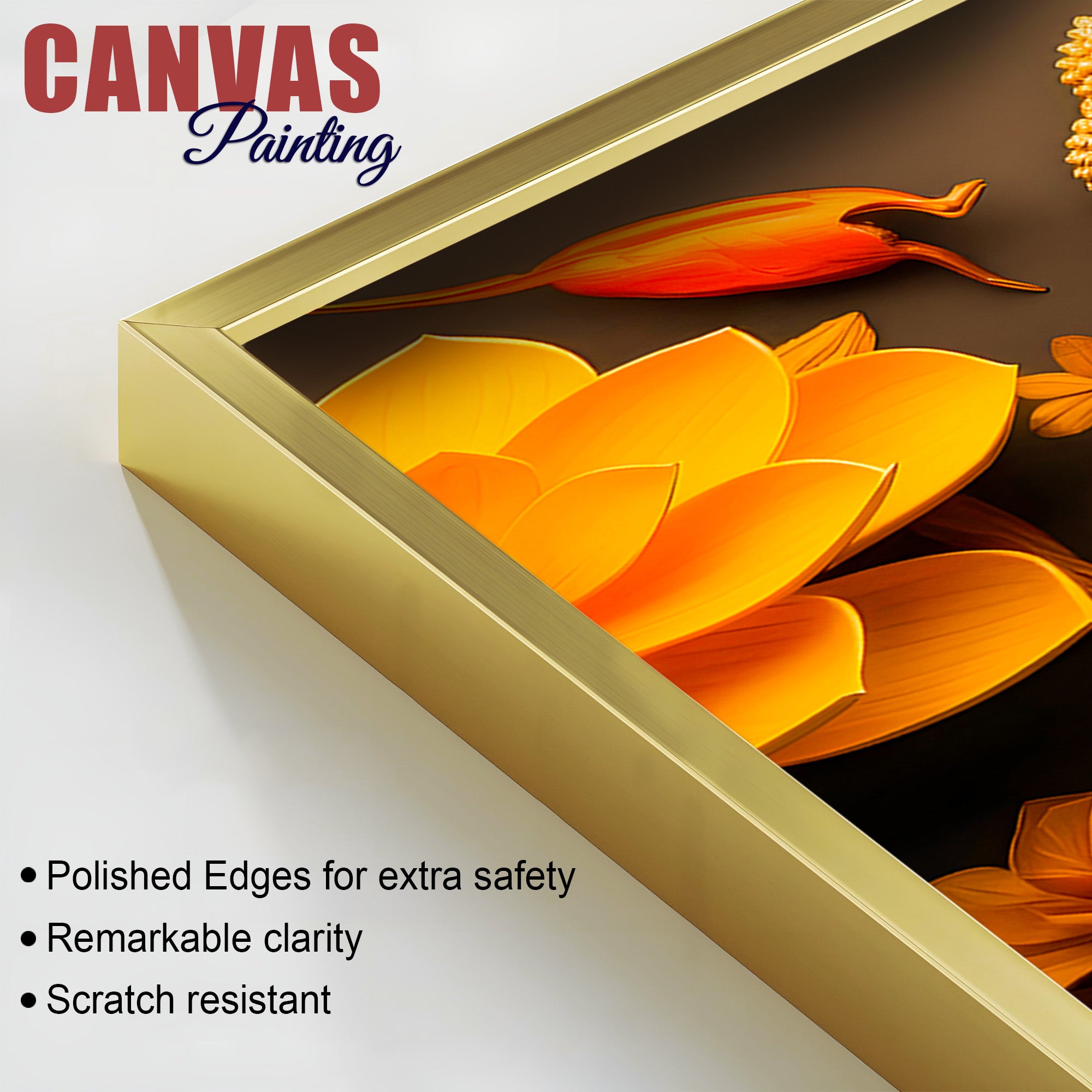 Peaceful Buddha Wall Art Painting for Home & Office