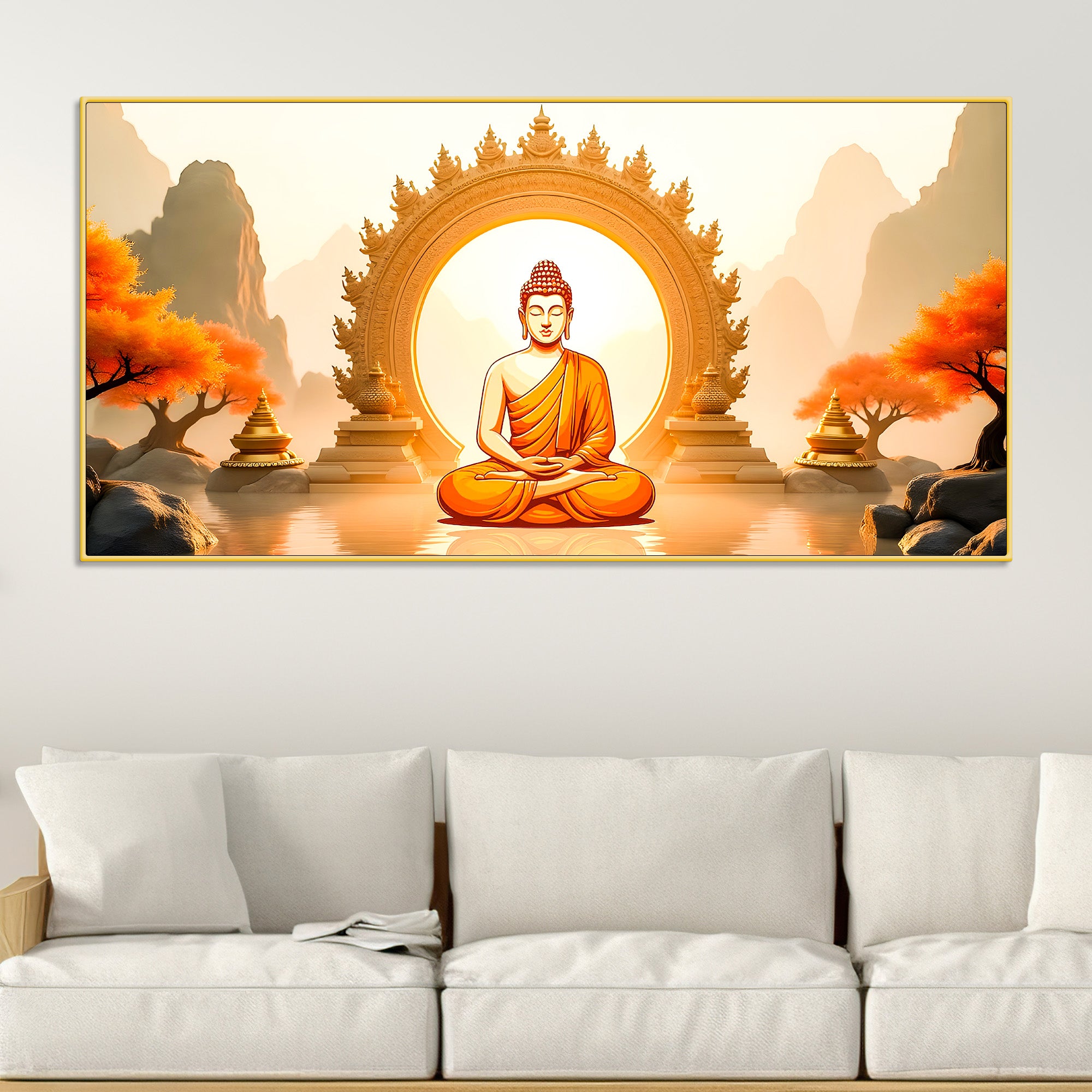 peaceful-decor-buddha-wall-canvas-painting