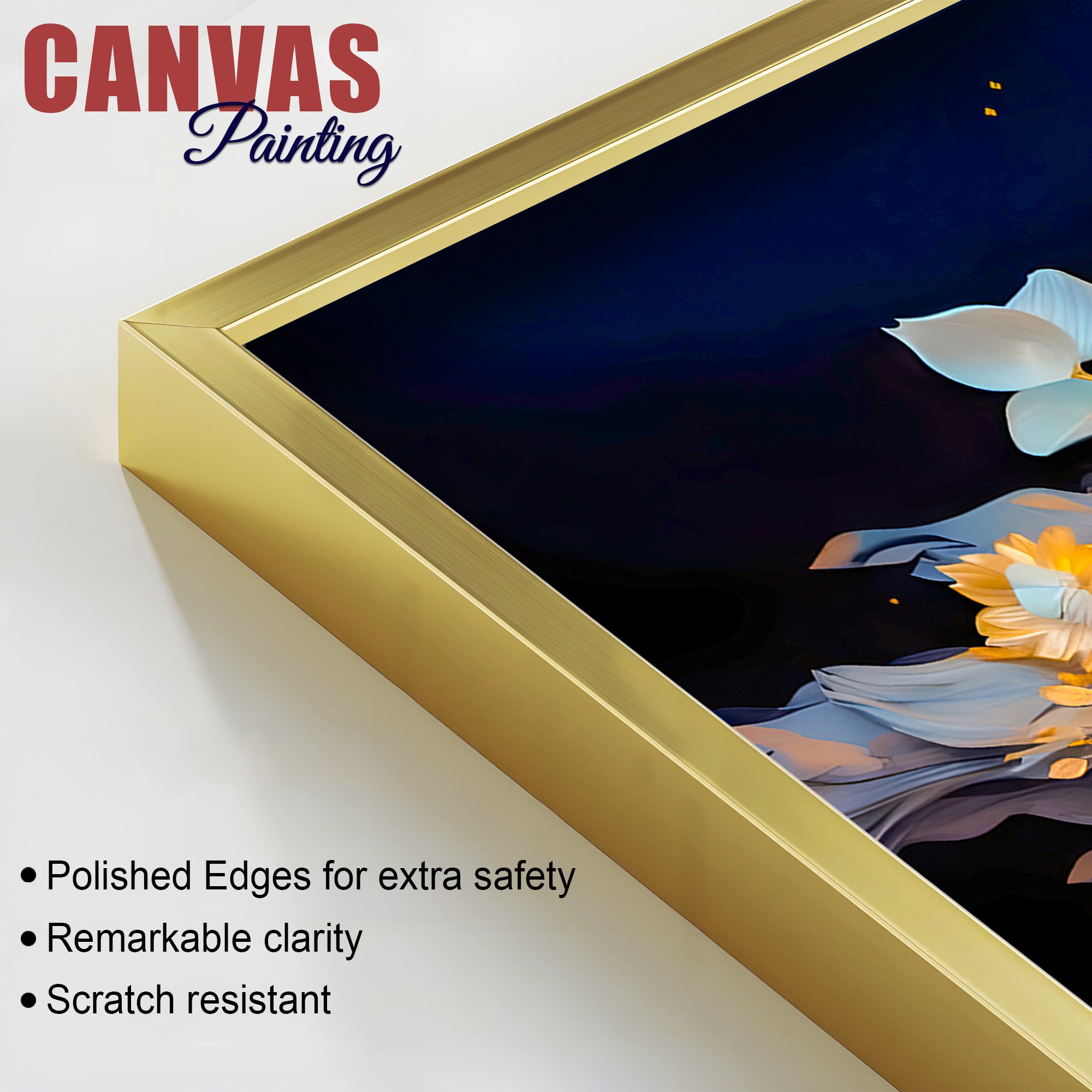 Peaceful Lord Buddha Canvas Painting for Modern Home