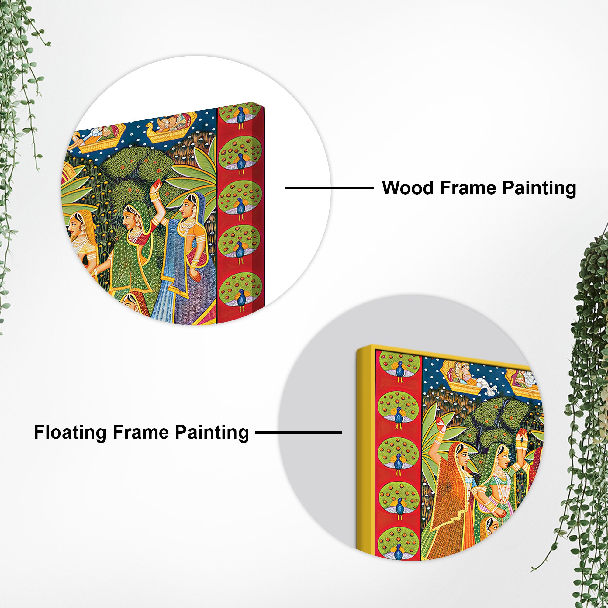 Pichwai Shreenathji Krishna Canvas Wall Painting