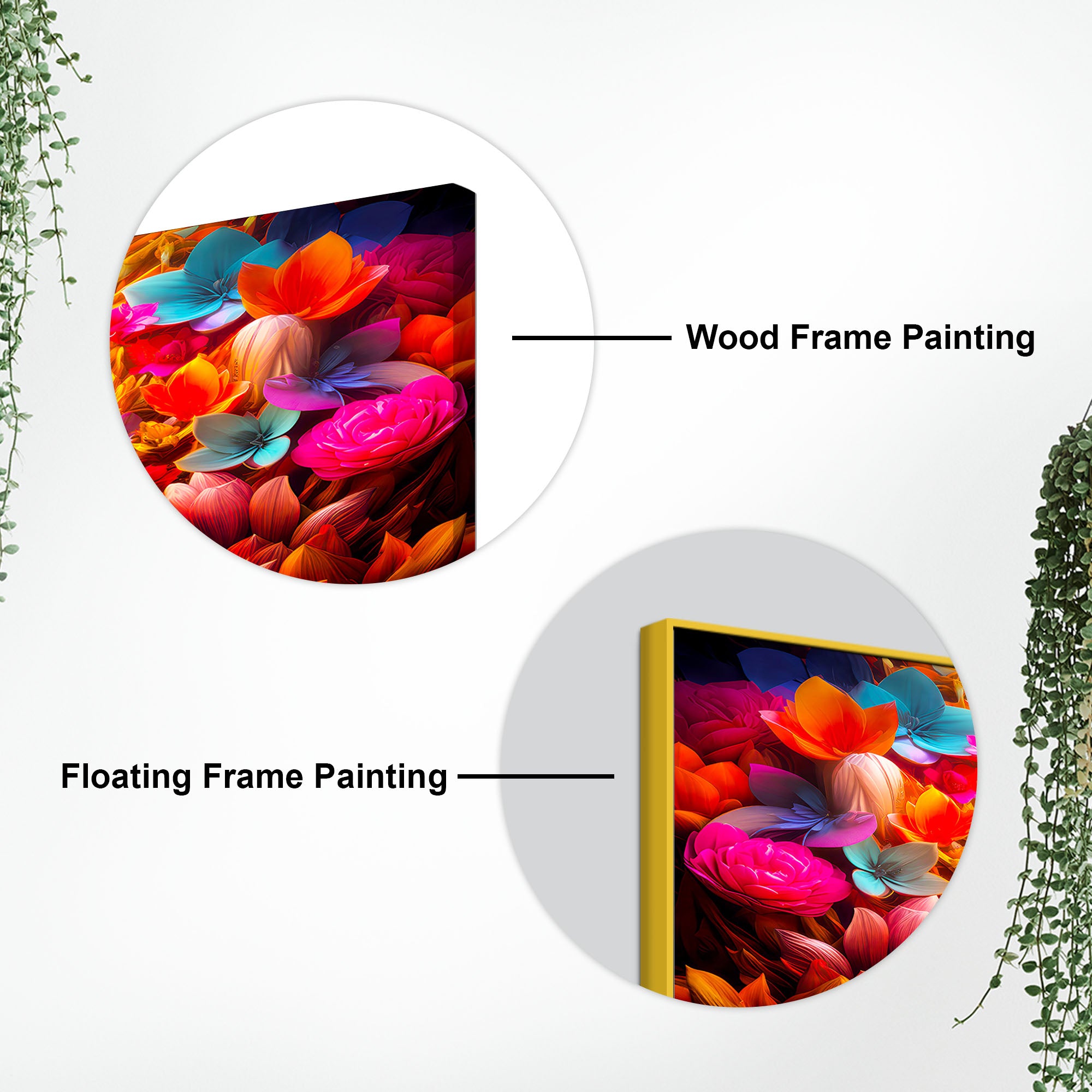 Positive Energy Buddha Wall Painting for Modern Home Interior